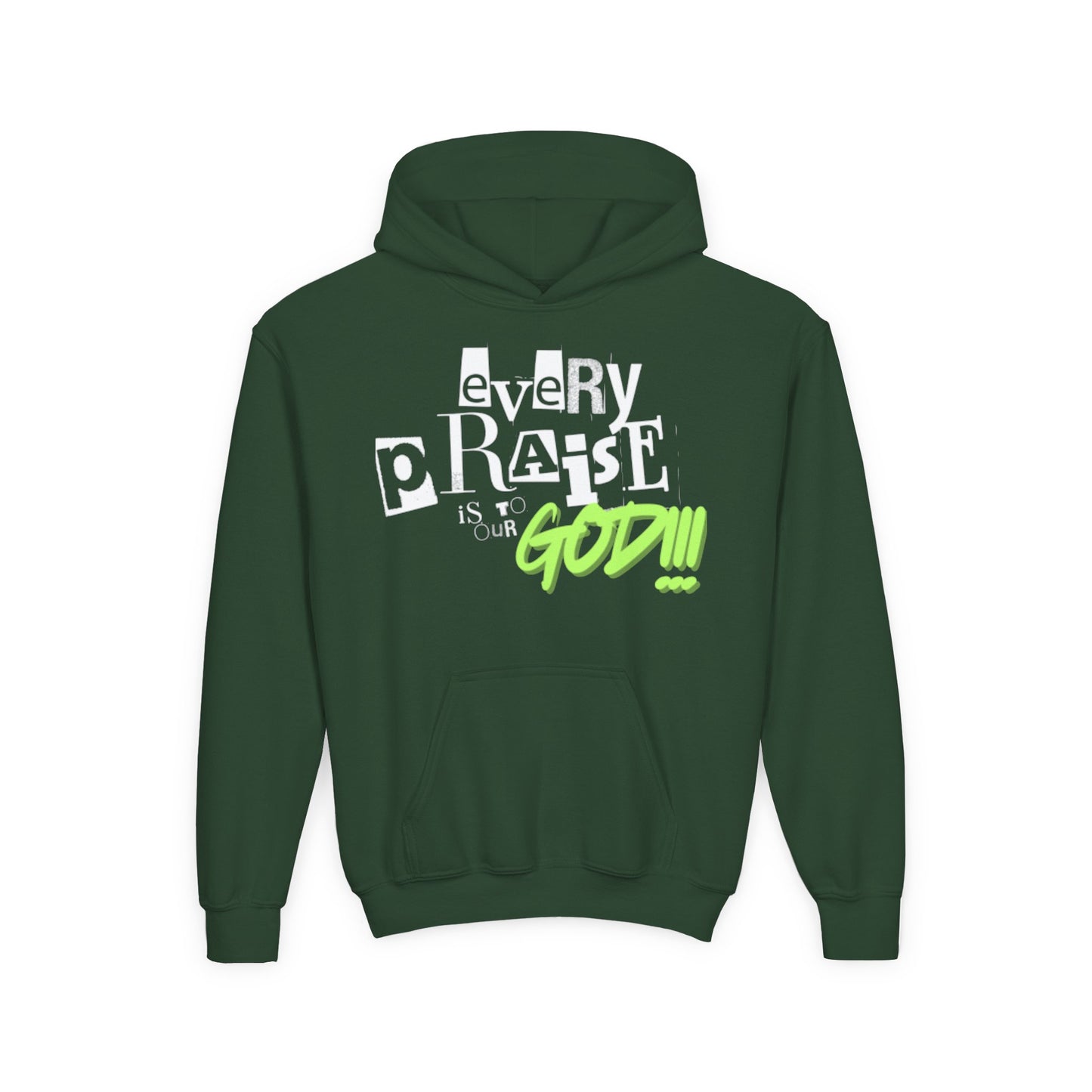 Every Praise Youth Unisex Hoodie- Youth Heavy Blend Hooded Sweatshirt