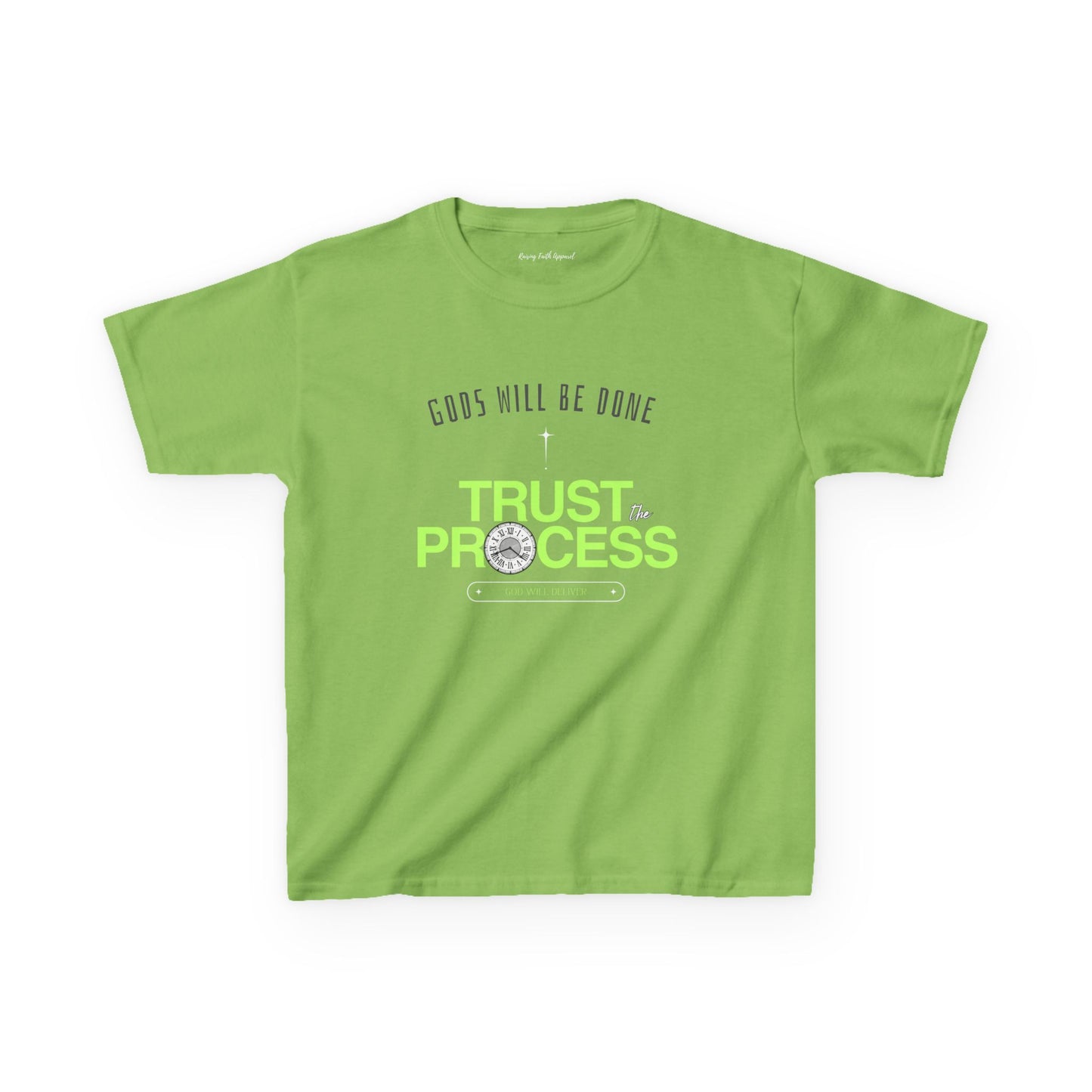 Trust The Process Youth Unisex Heavy Cotton Tee