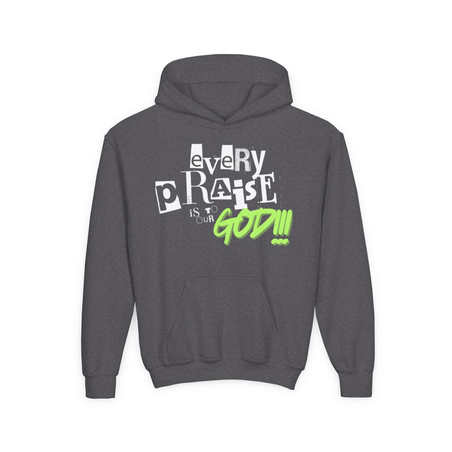 Every Praise Youth Unisex Hoodie- Youth Heavy Blend Hooded Sweatshirt