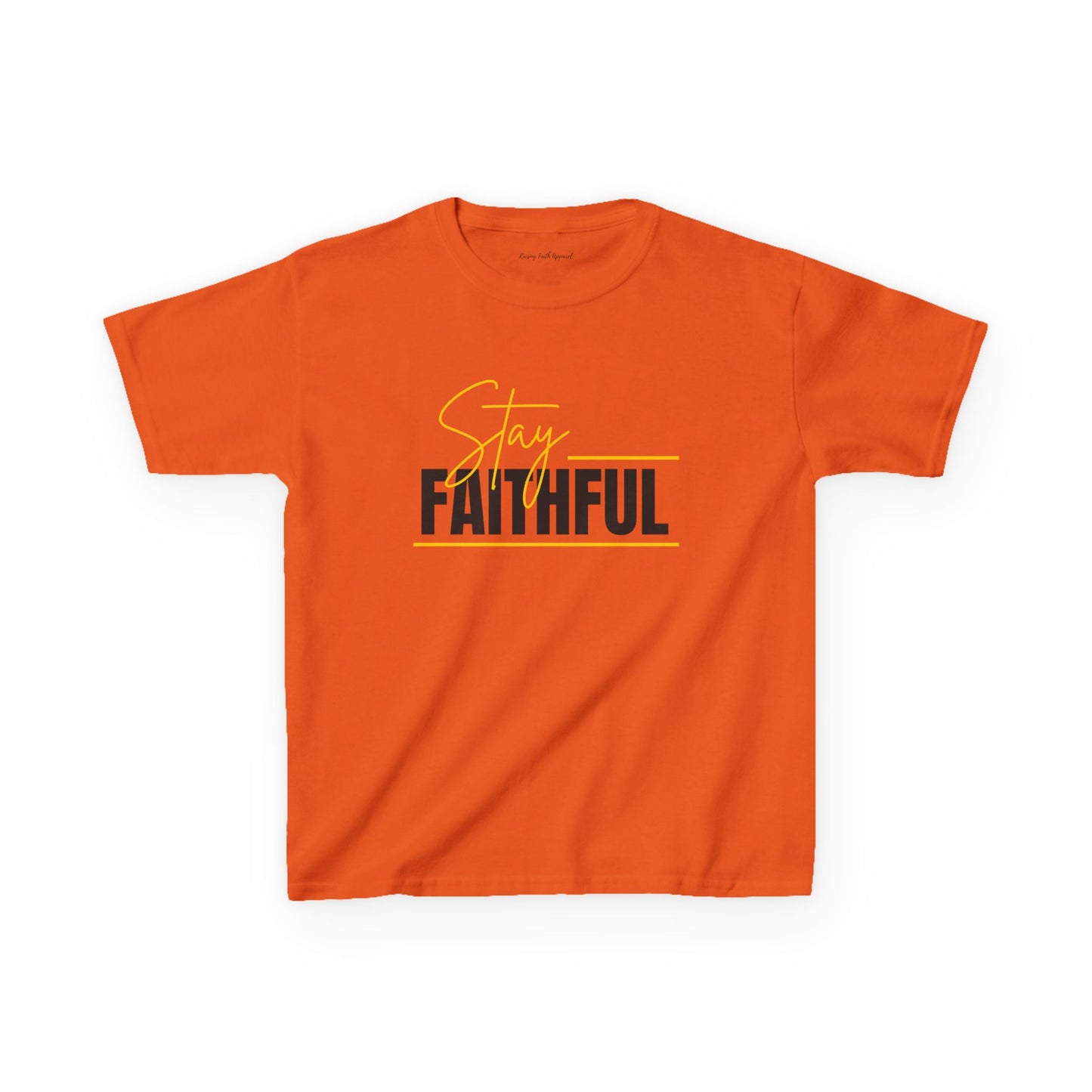 Stay Faithful Youth Unisex Heavy Blend Cotton Tee