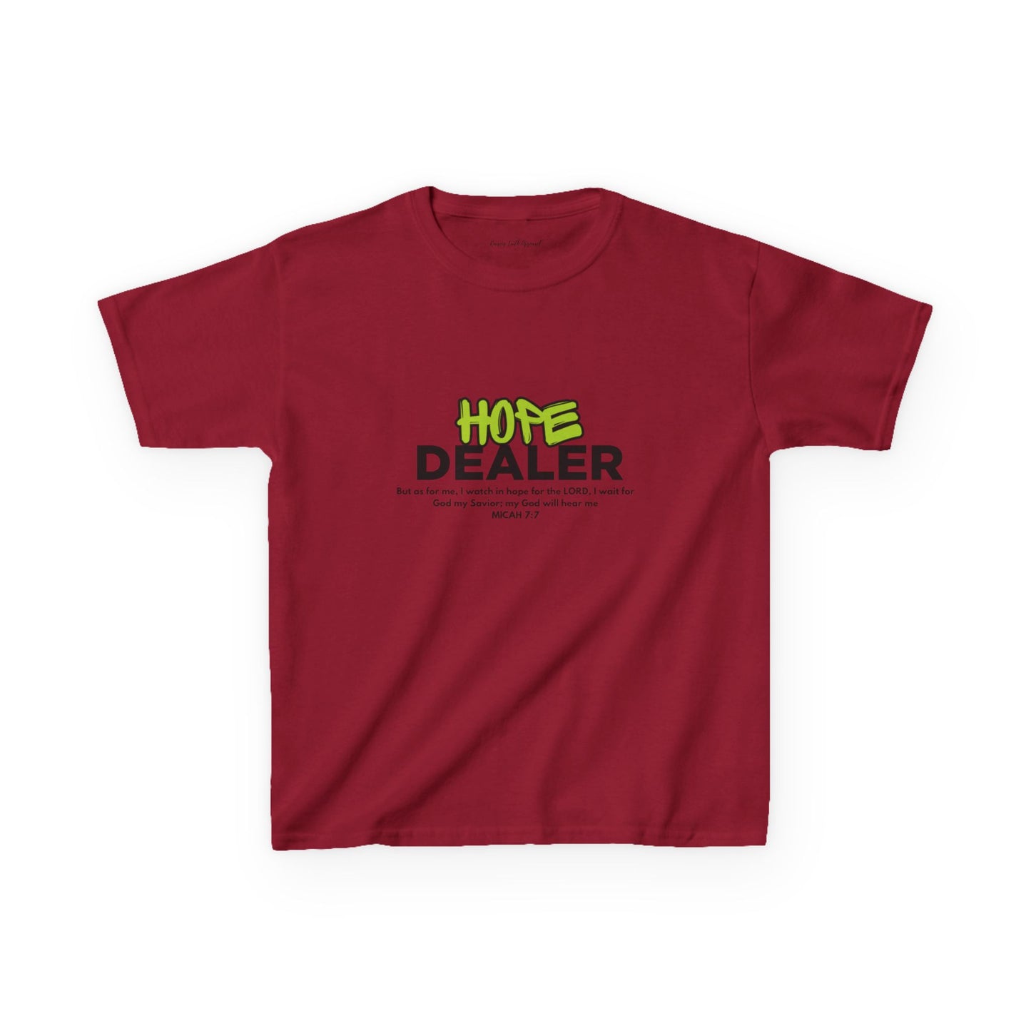 Hope Dealer Youth Unisex Tee- Youth Heavy Cotton Tee