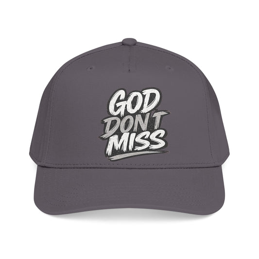 God Don't Miss Hat- Gray