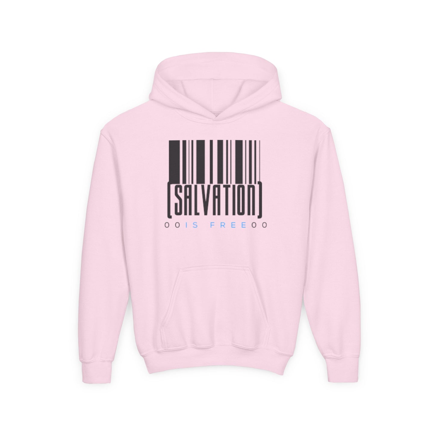 Salvation Is Free Youth Unisex Hoodie- Youth Heavy Blend Hooded Sweatshirt
