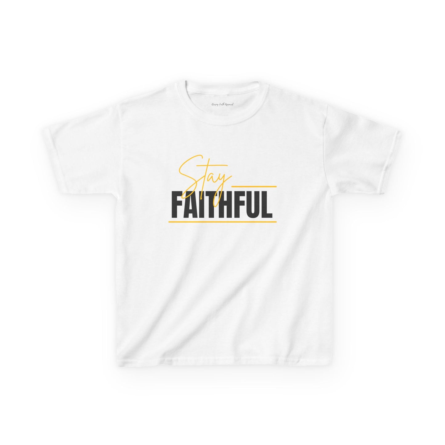 Stay Faithful Youth Unisex Heavy Blend Cotton Tee