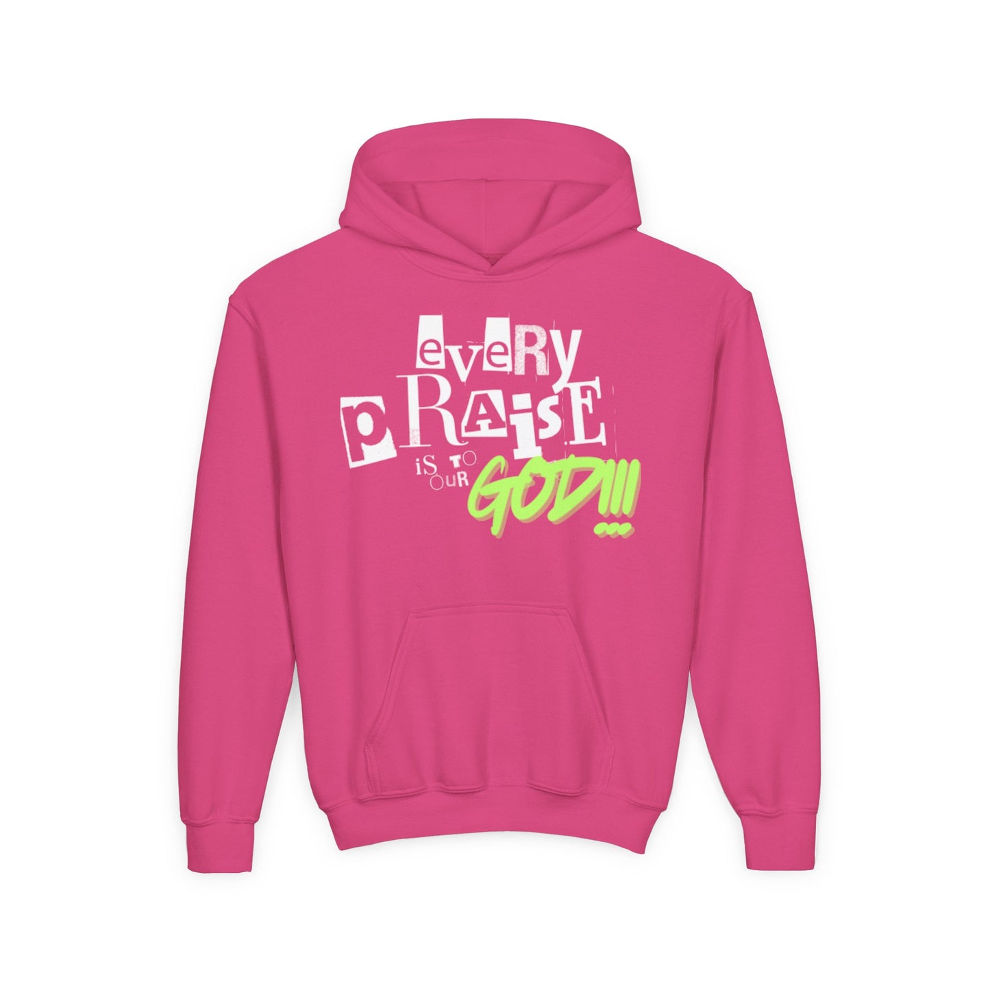 Every Praise Youth Unisex Hoodie- Youth Heavy Blend Hooded Sweatshirt