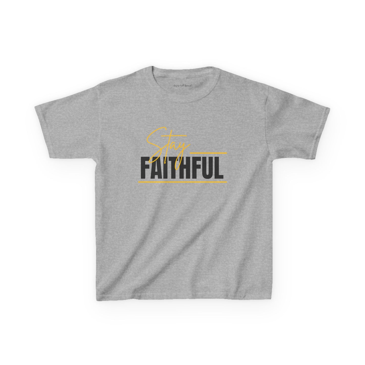 Stay Faithful Youth Unisex Heavy Blend Cotton Tee