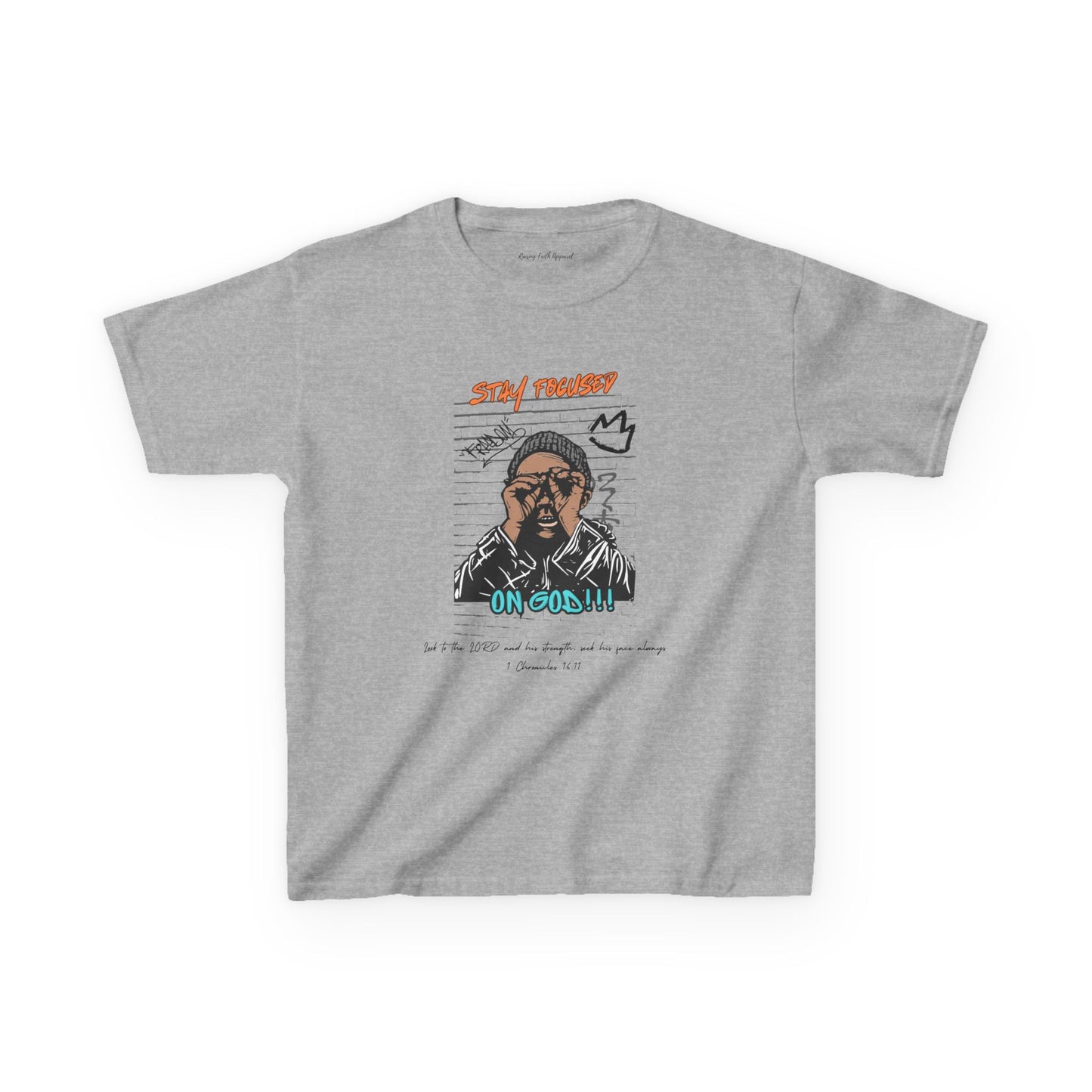 Stay Focused Youth Unisex Heavy Cotton Tee