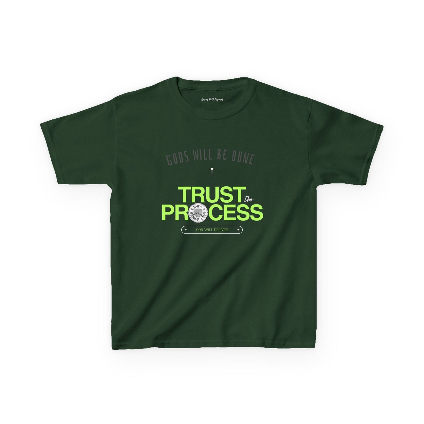 Trust The Process Youth Unisex Heavy Cotton Tee