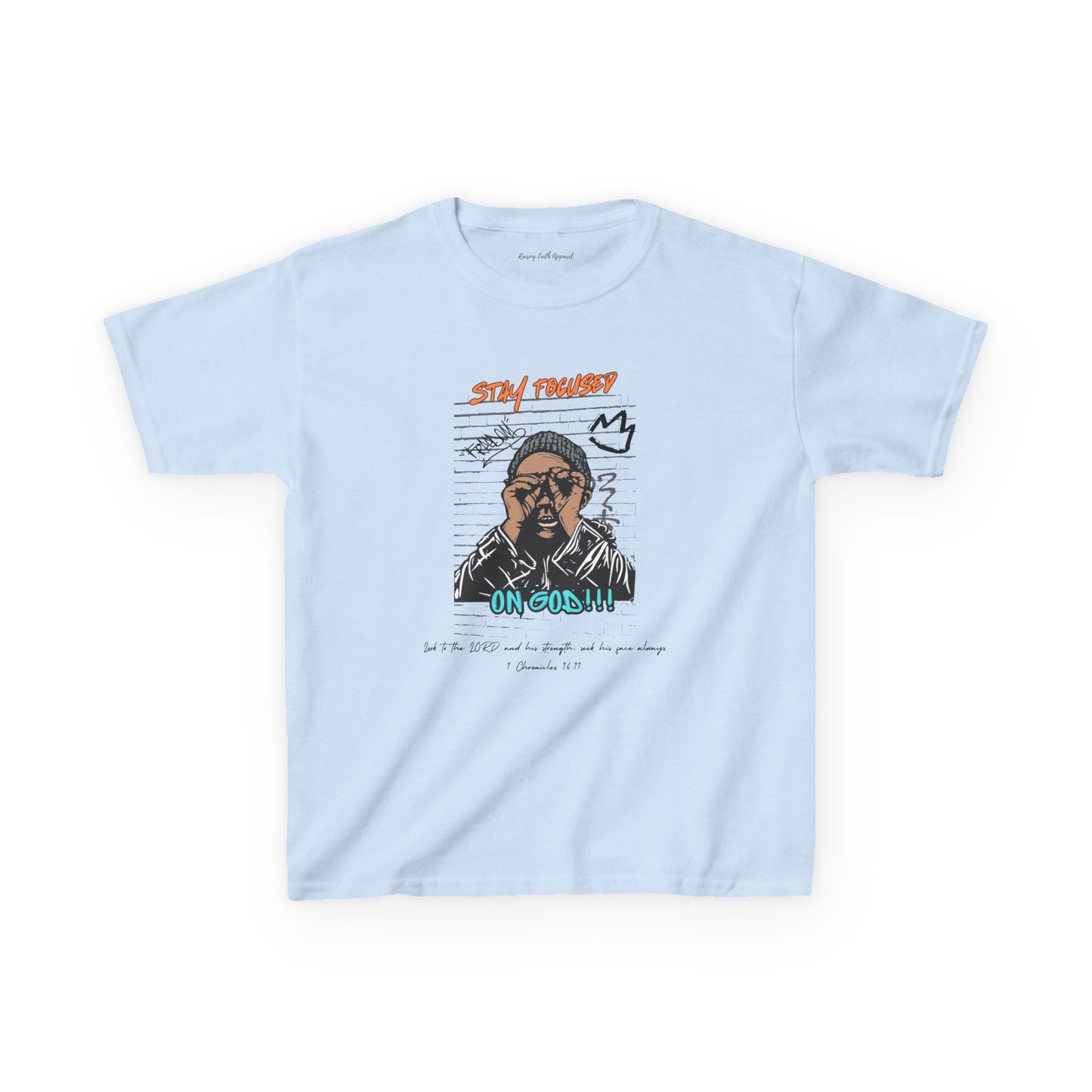 Stay Focused Youth Unisex Heavy Cotton Tee