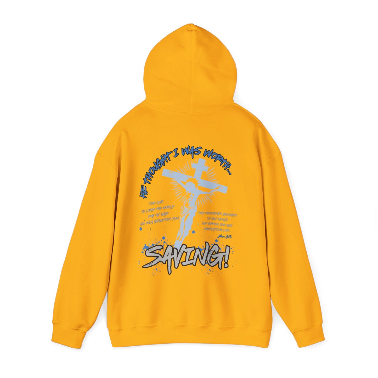 I was worth saving adult unisex hoodie