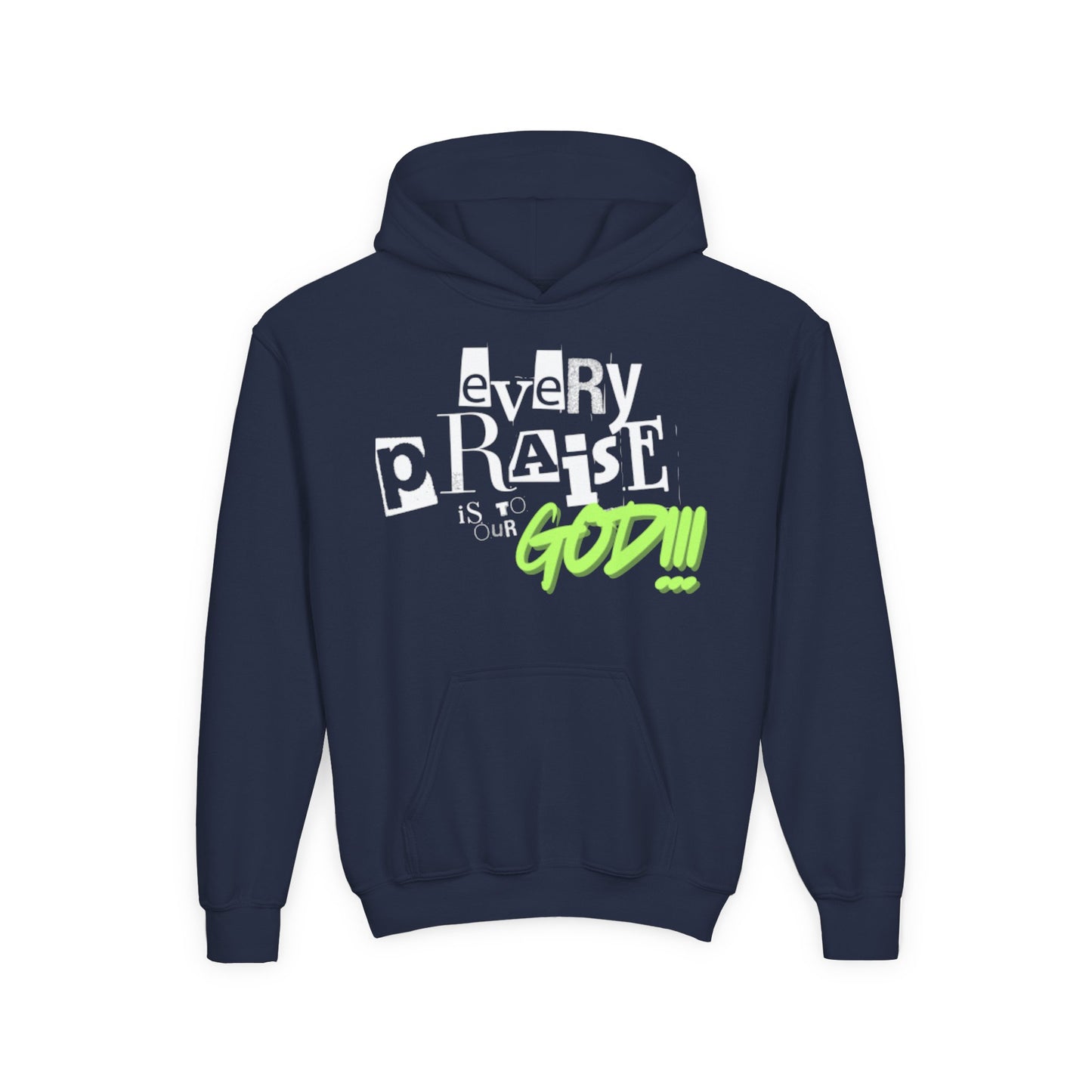 Every Praise Youth Unisex Hoodie- Youth Heavy Blend Hooded Sweatshirt