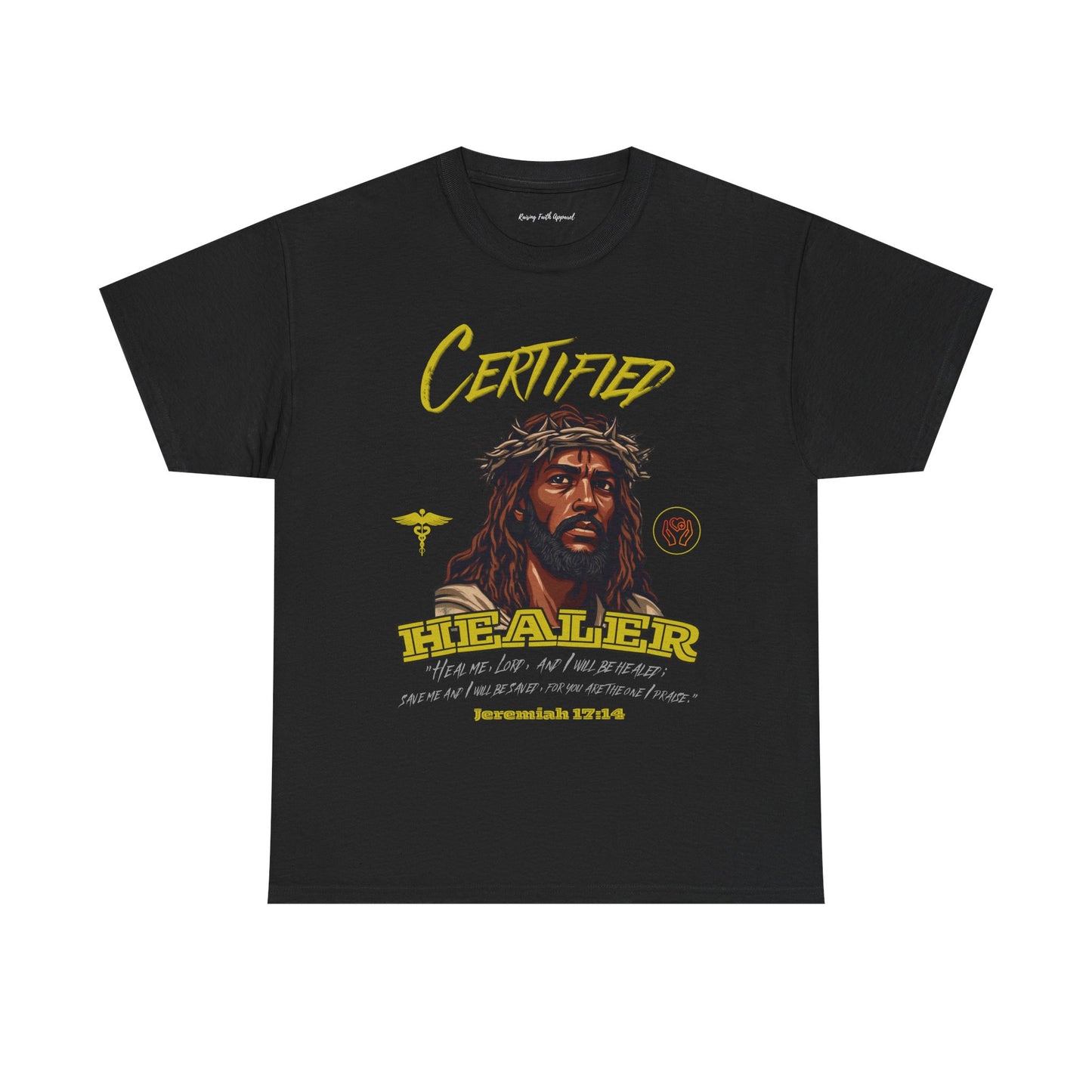 Certified Healer Adult Unisex Heavy Cotton Tee