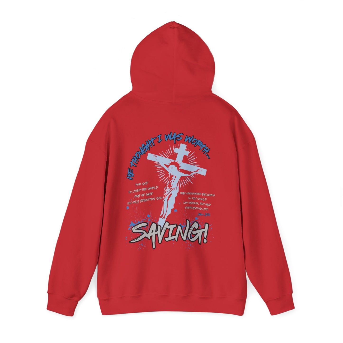 I was worth saving adult unisex hoodie