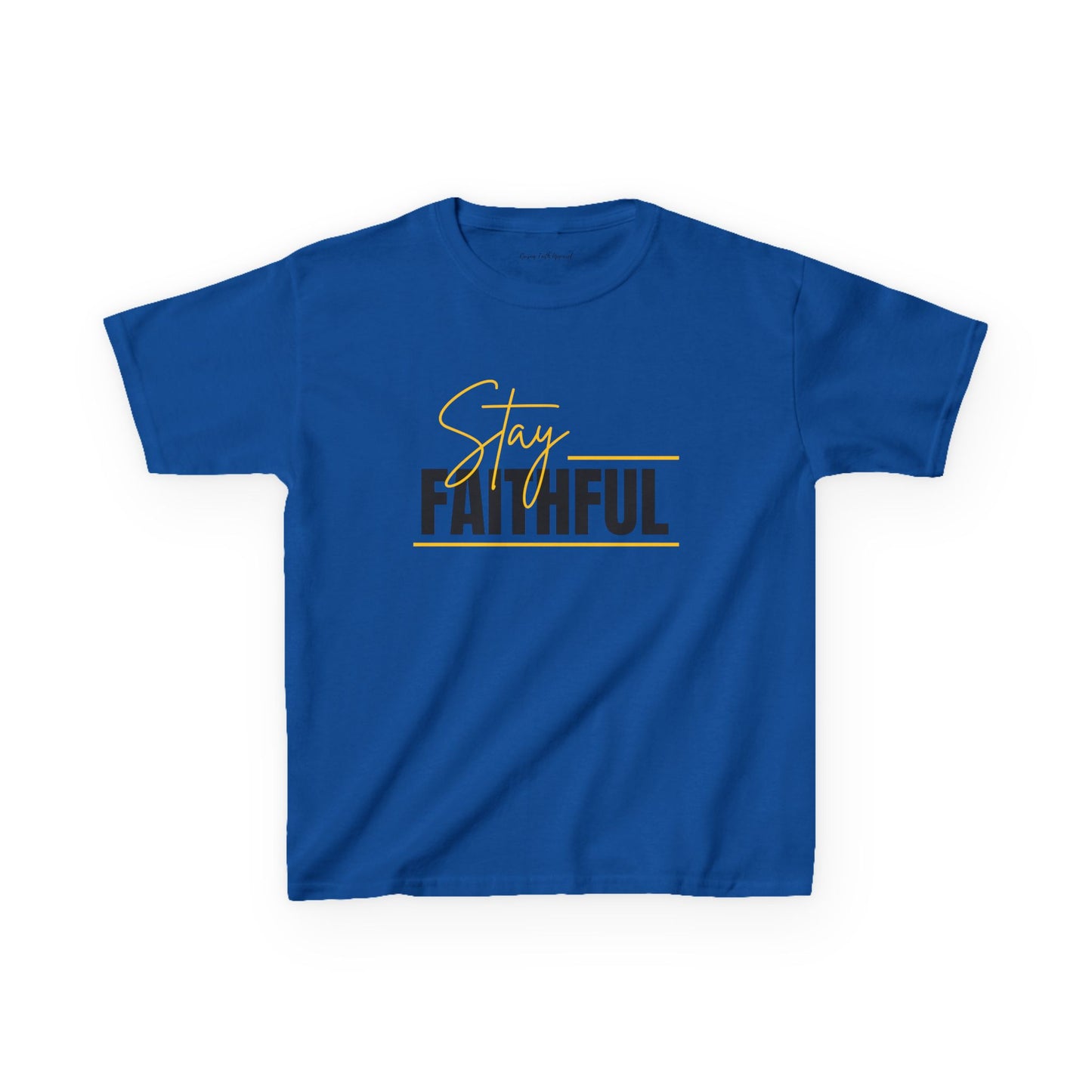 Stay Faithful Youth Unisex Heavy Blend Cotton Tee