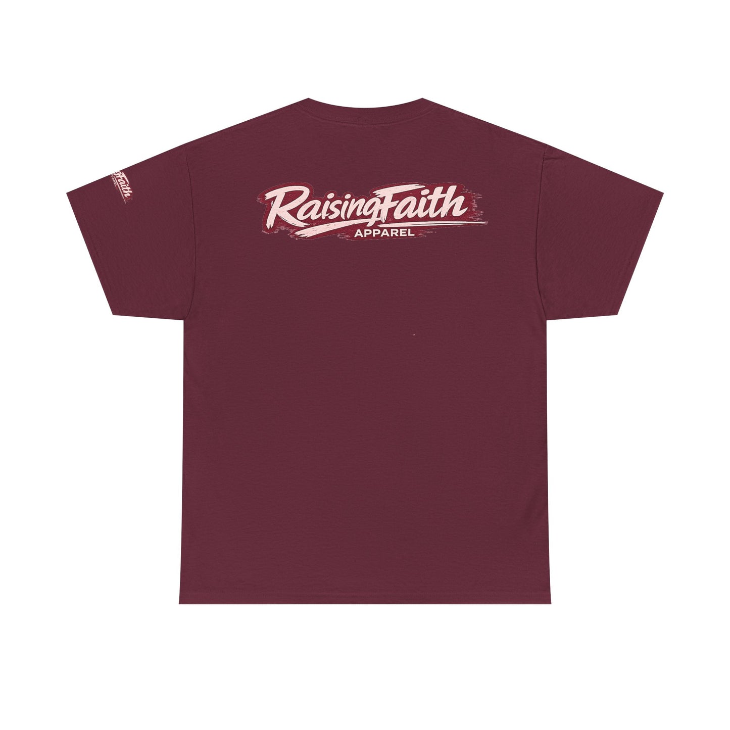 "God Don't Miss" Faith Adult Unisex T-Shirt- Maroon