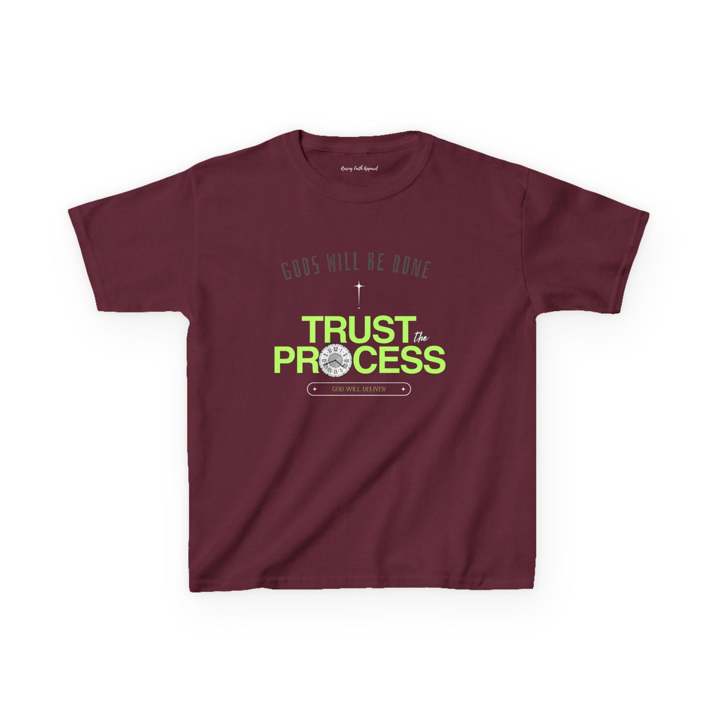 Trust The Process Youth Unisex Heavy Cotton Tee