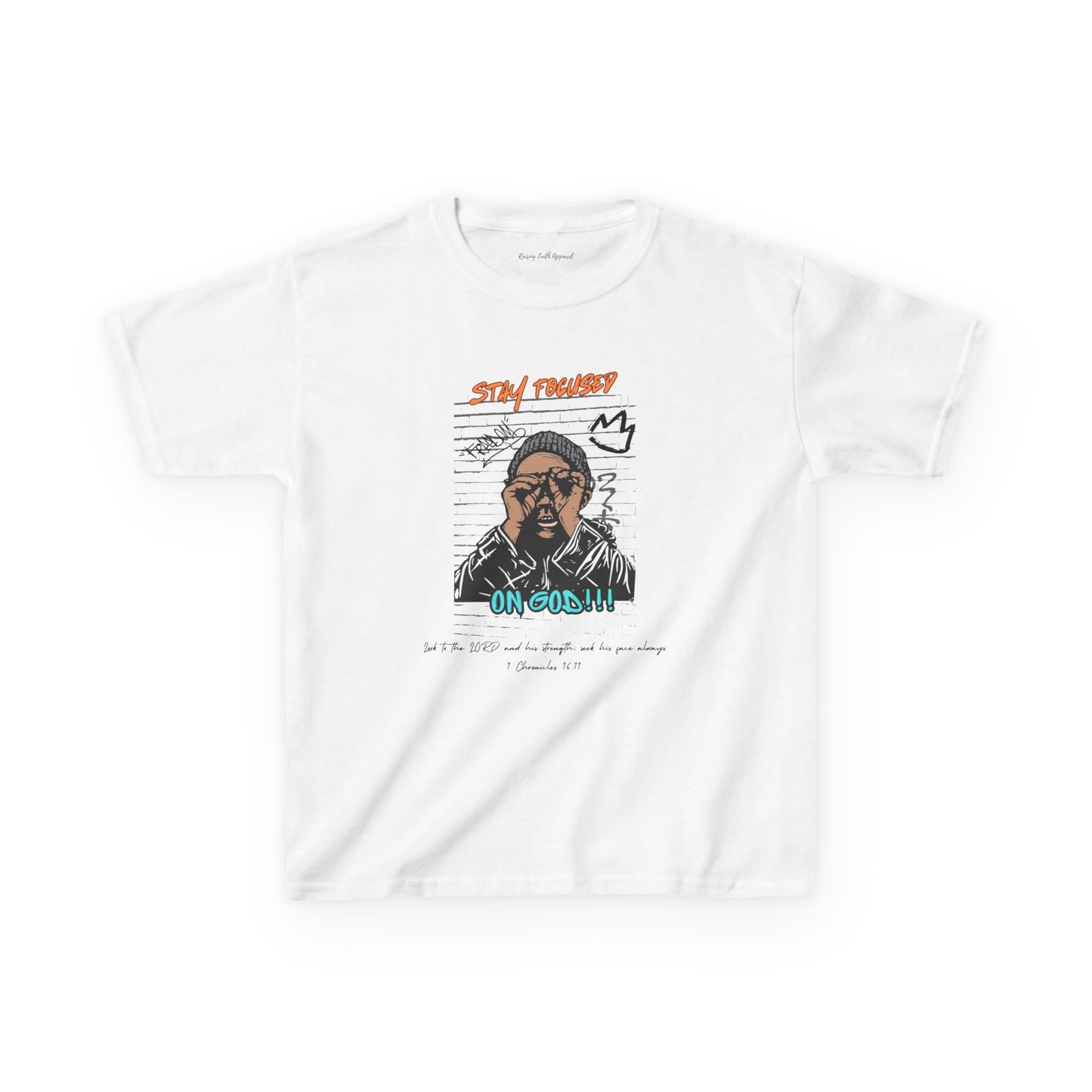 Stay Focused Youth Unisex Heavy Cotton Tee