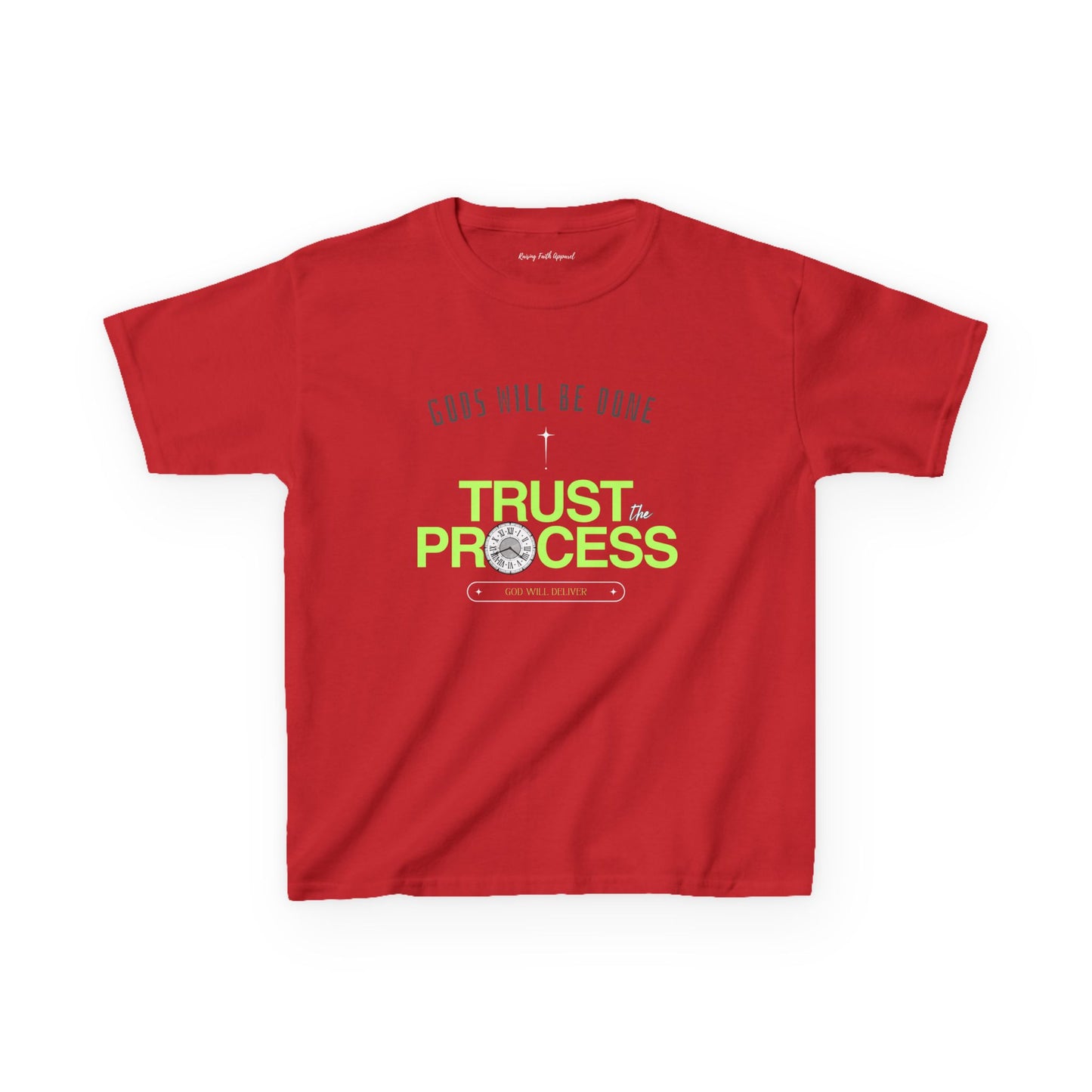 Trust The Process Youth Unisex Heavy Cotton Tee