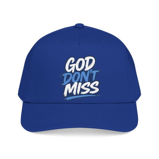 Royal Blue God Don't Miss Hat