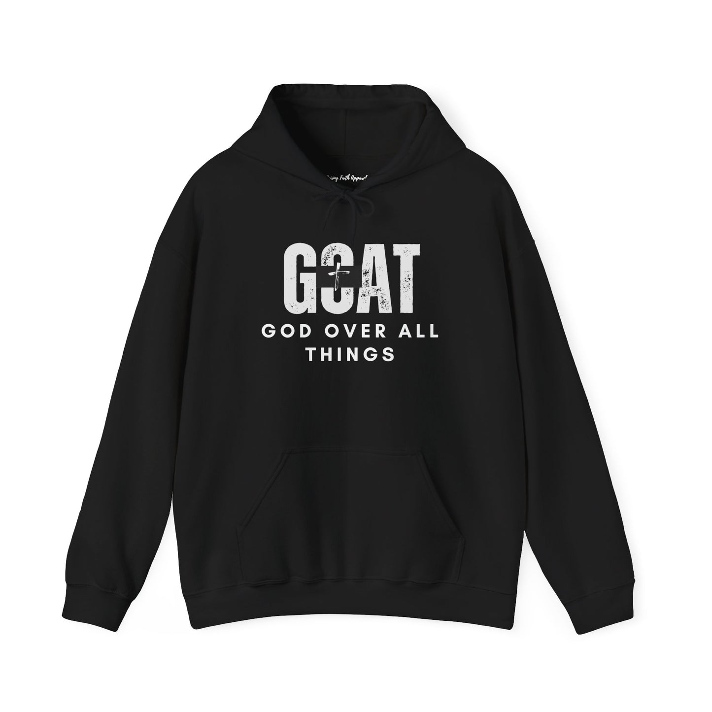 GOAT Adult Unisex Heavy Blend Hoodie, Cozy Cotton Sweatshirt