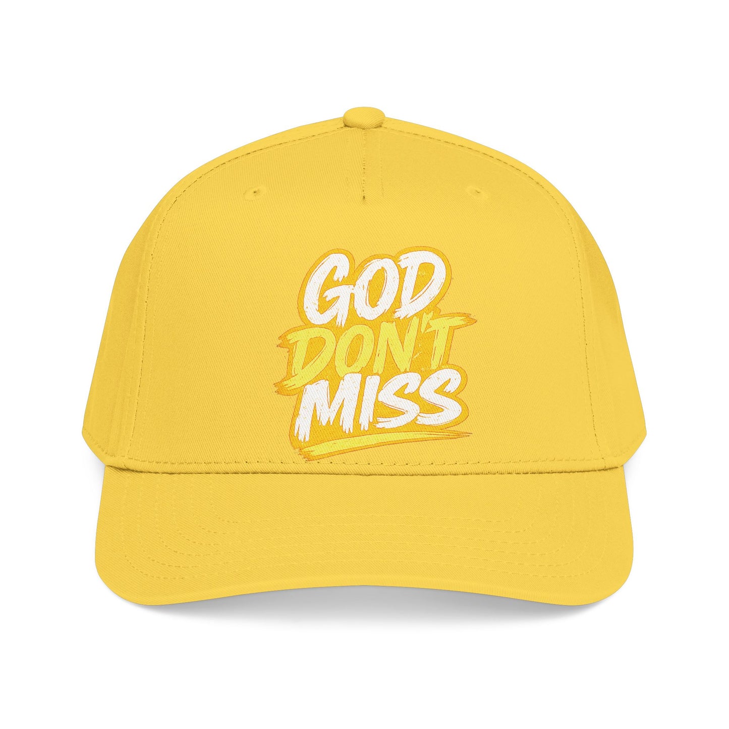 God Don't Miss Hat- Yellow