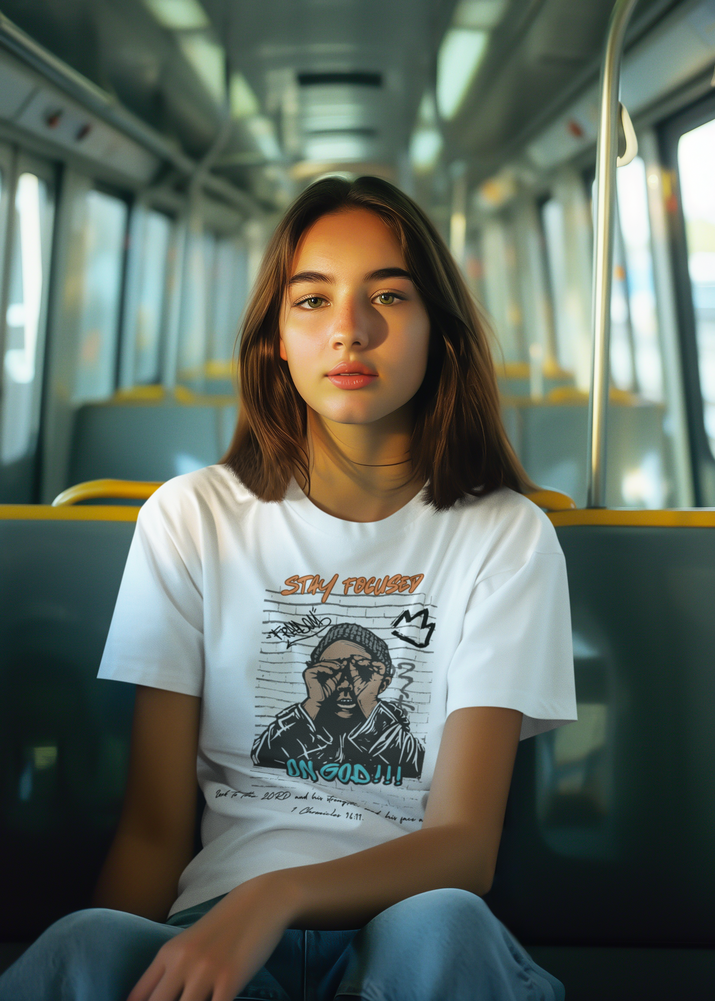 Stay Focused Youth Unisex Heavy Cotton Tee