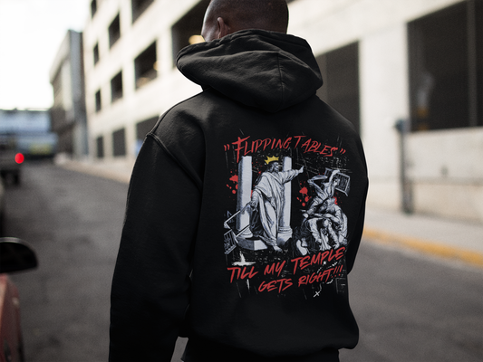Flippin tables Adult Unisex Hoodie