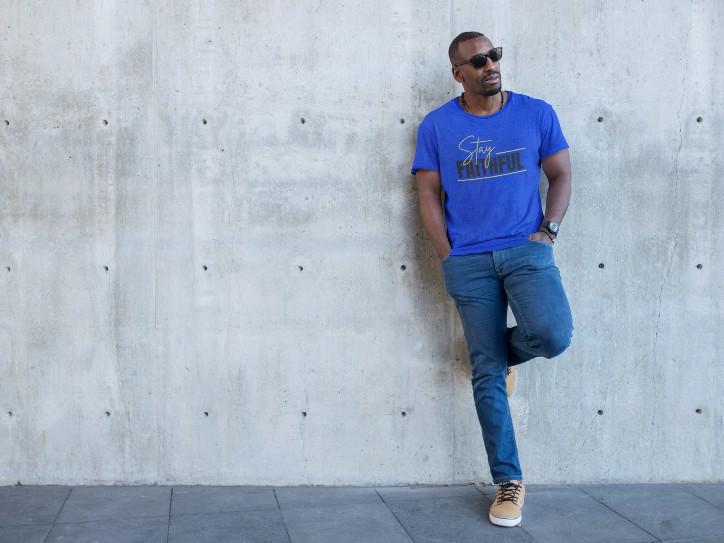 Stay Faithful Adult Unisex Heavy Blend Cotton Tee