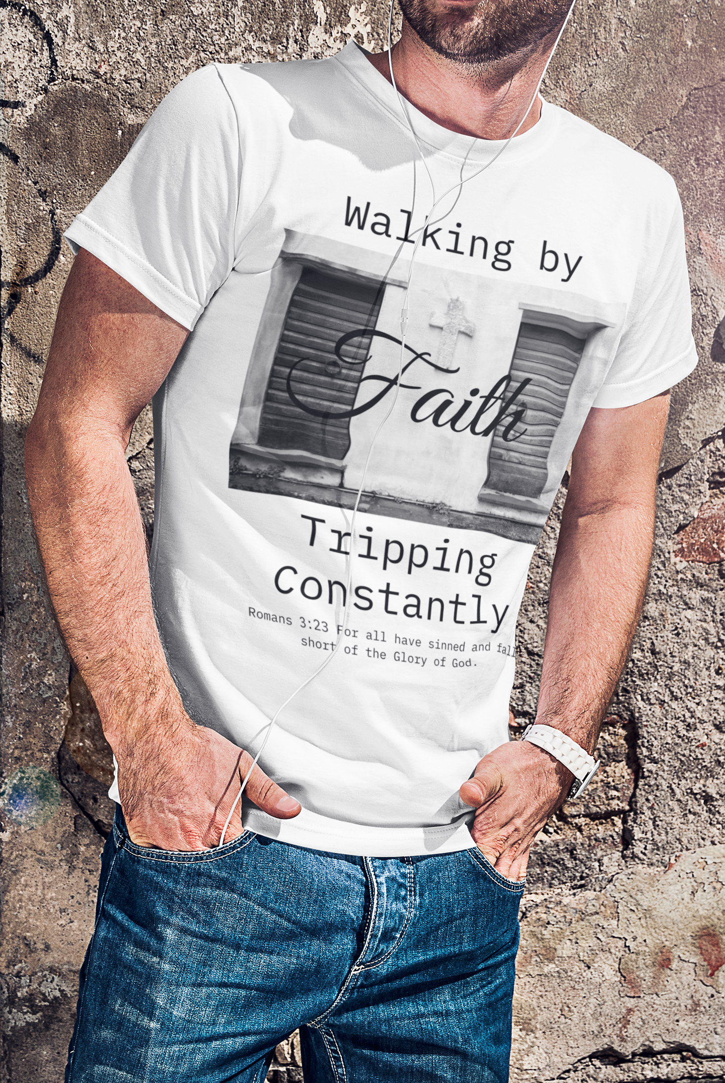 Adult Unisex Walking by Faith T-Shirt
