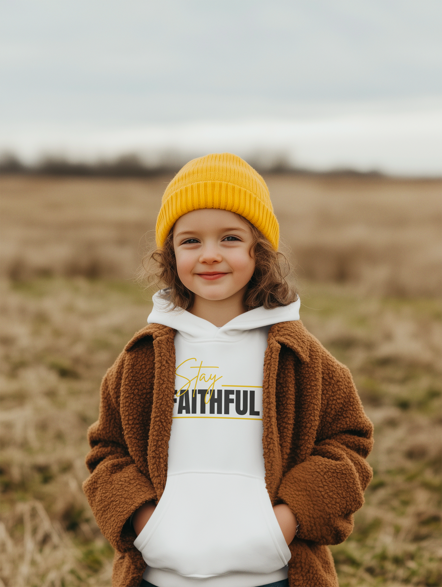 Stay Faithful Youth Unisex Heavy Blend Cotton Hoodie
