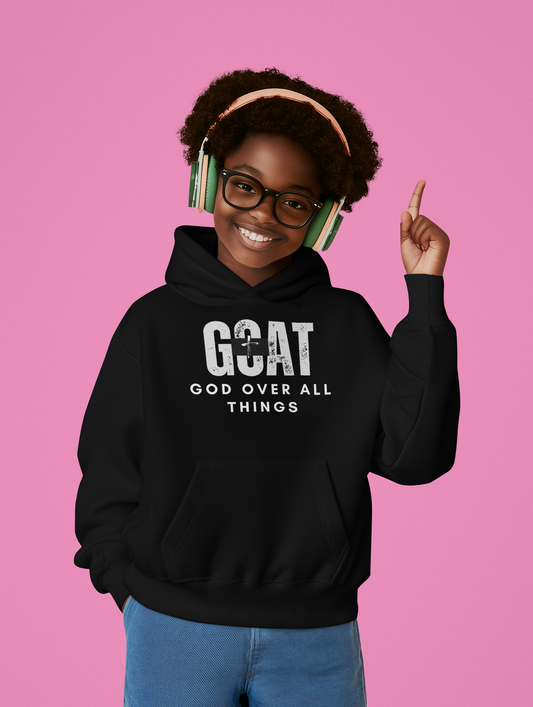 GOAT Youth Unisex Hoodie- Youth Heavy Blend Hooded Sweatshirt