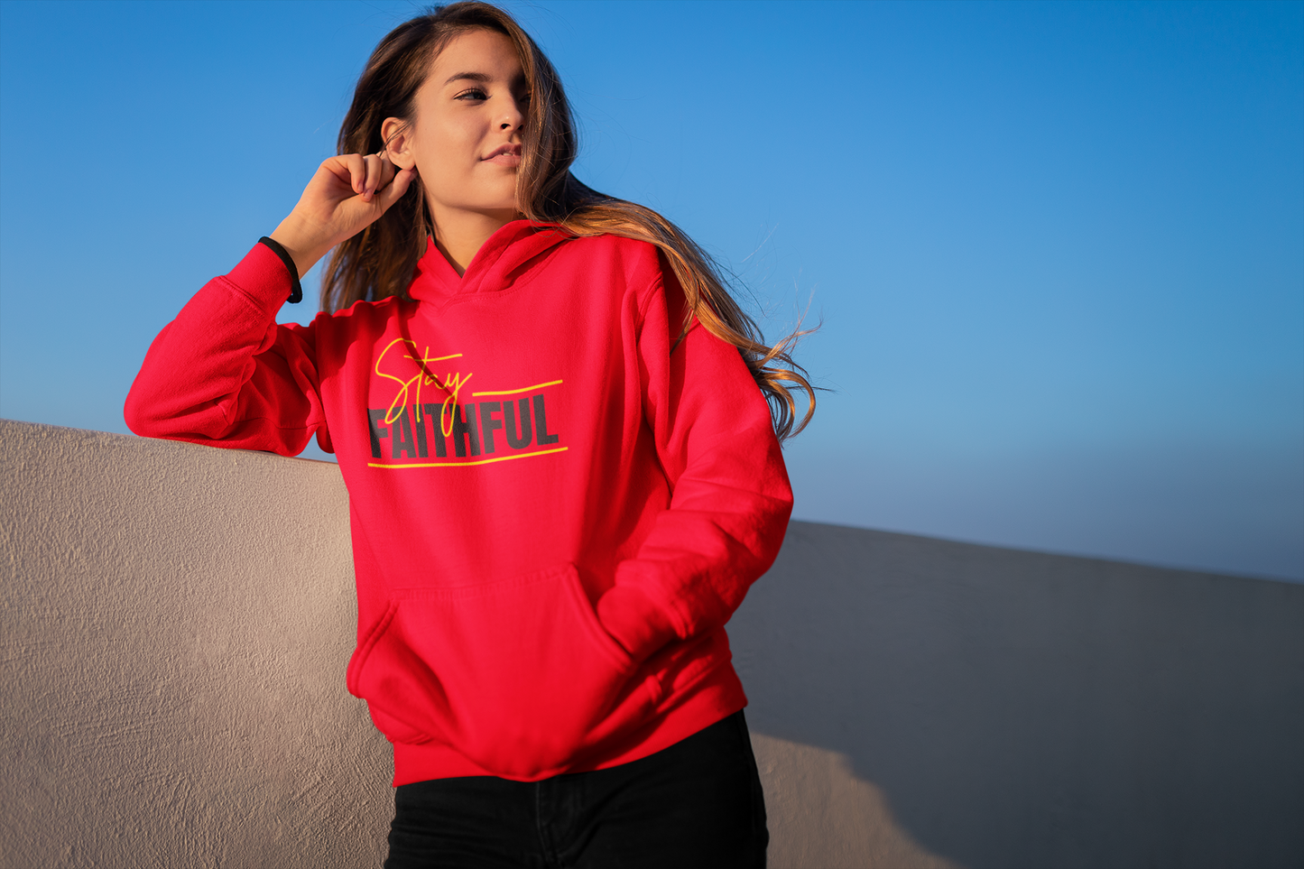 Stay Faithful Adult Unisex Heavy Blend Cotton Hoodie