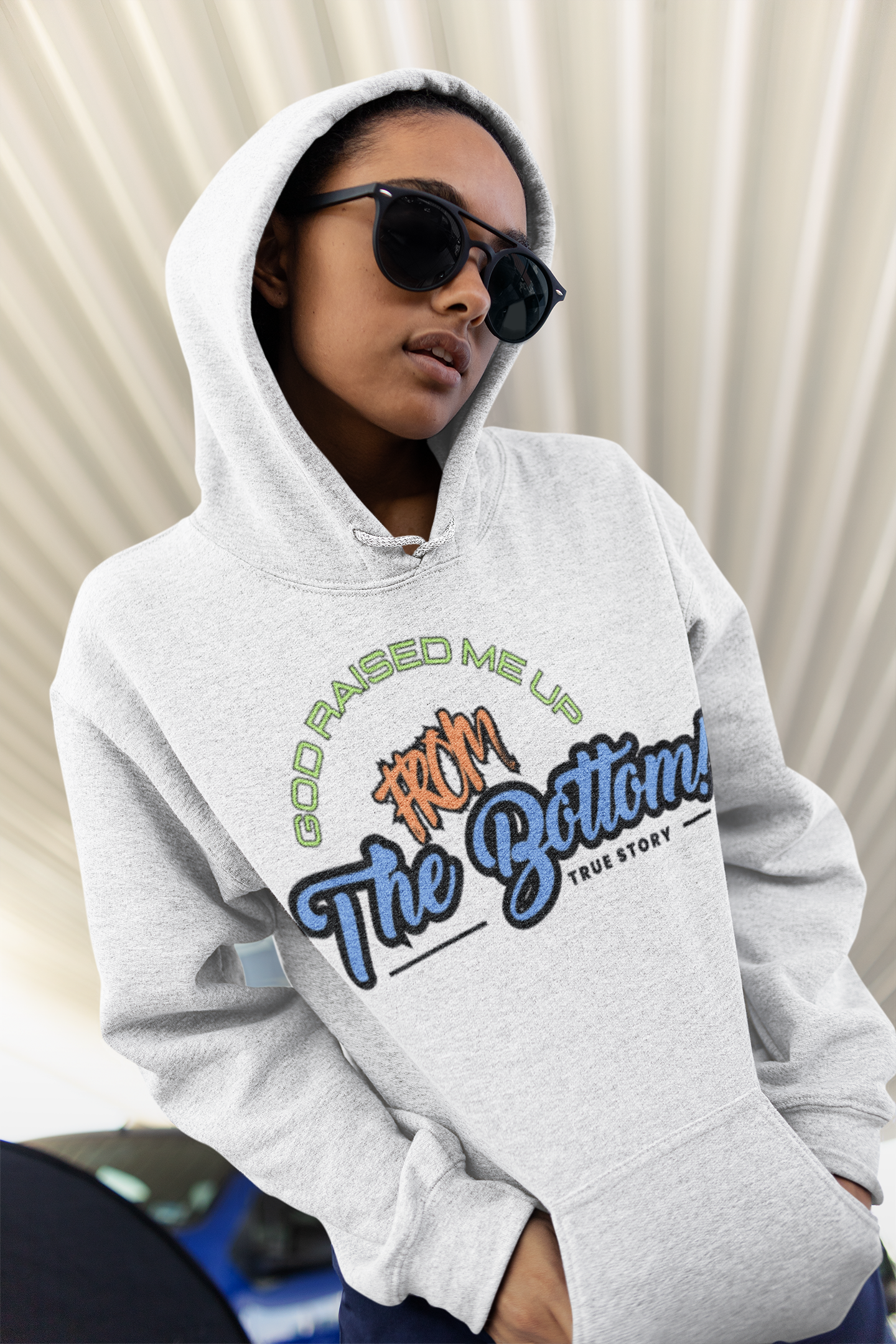 God Raised Me Up From The Bottom Adult Unisex Sweatshirt