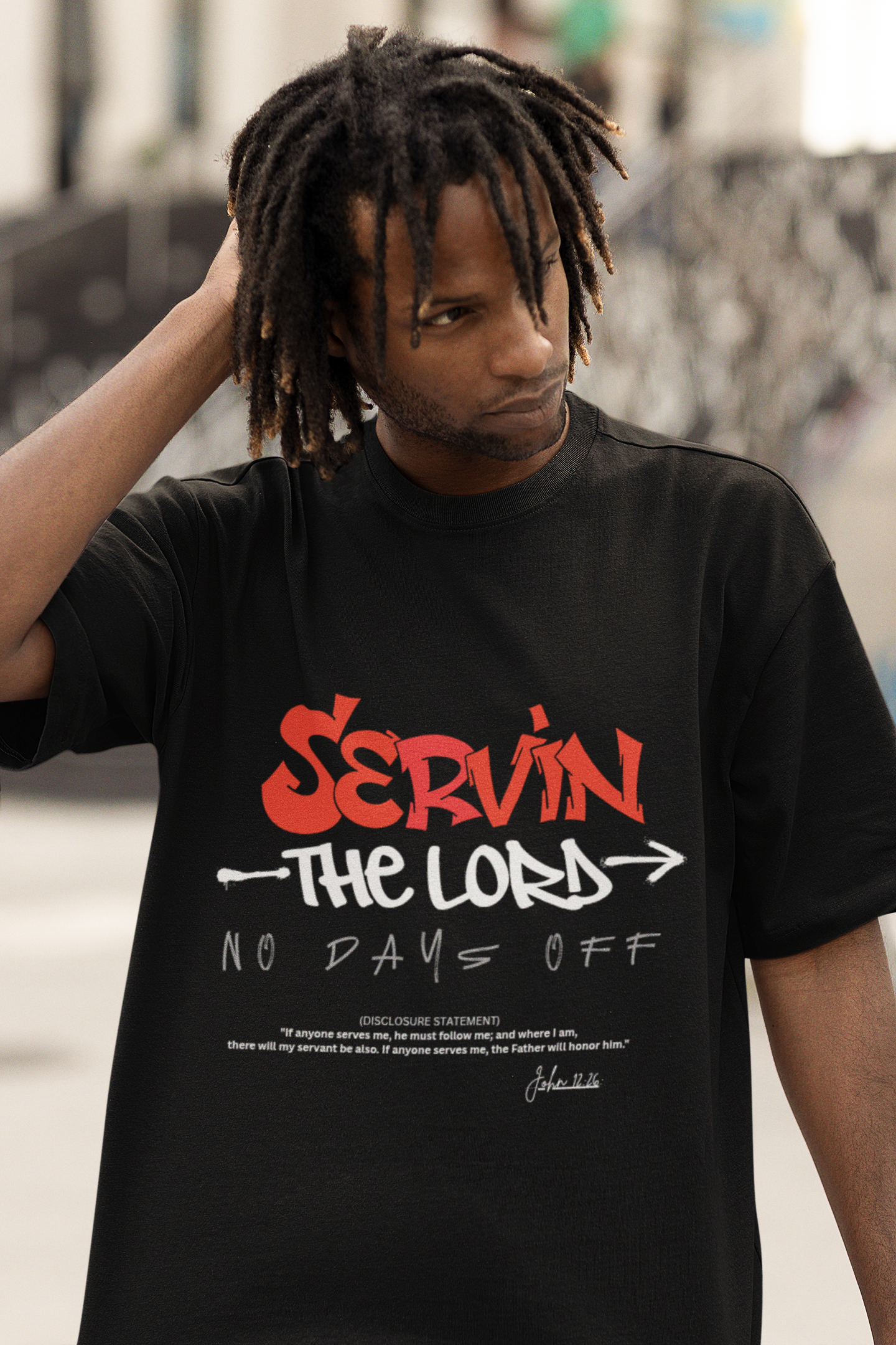 Servin The Lord Adult Unisex Tee