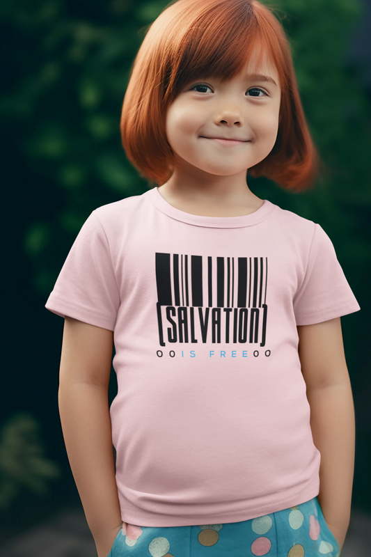 Salvation Is Free Youth Unisex Tee- Kids Heavy Cotton Tee