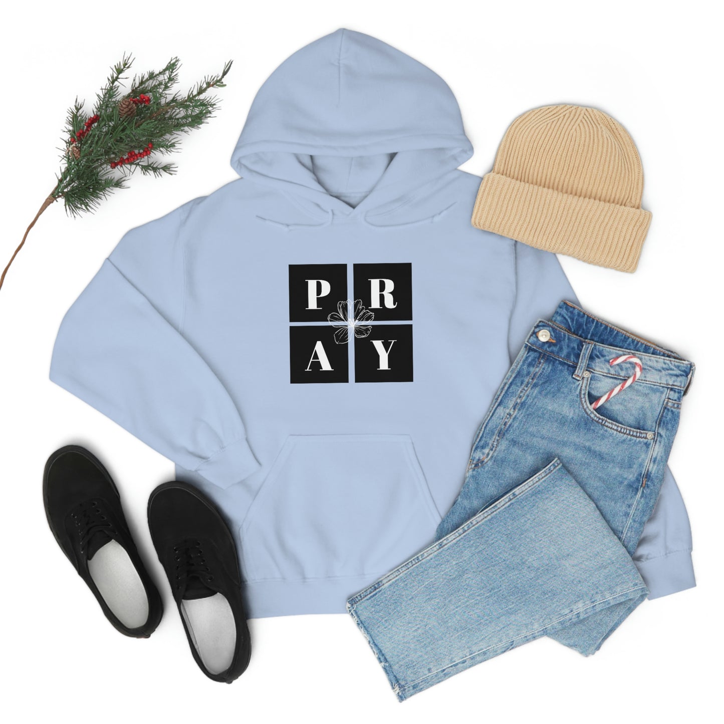 P-R-A-Y Adult Unisex Hoodie -Unisex Heavy Blend™ Hooded Sweatshirt