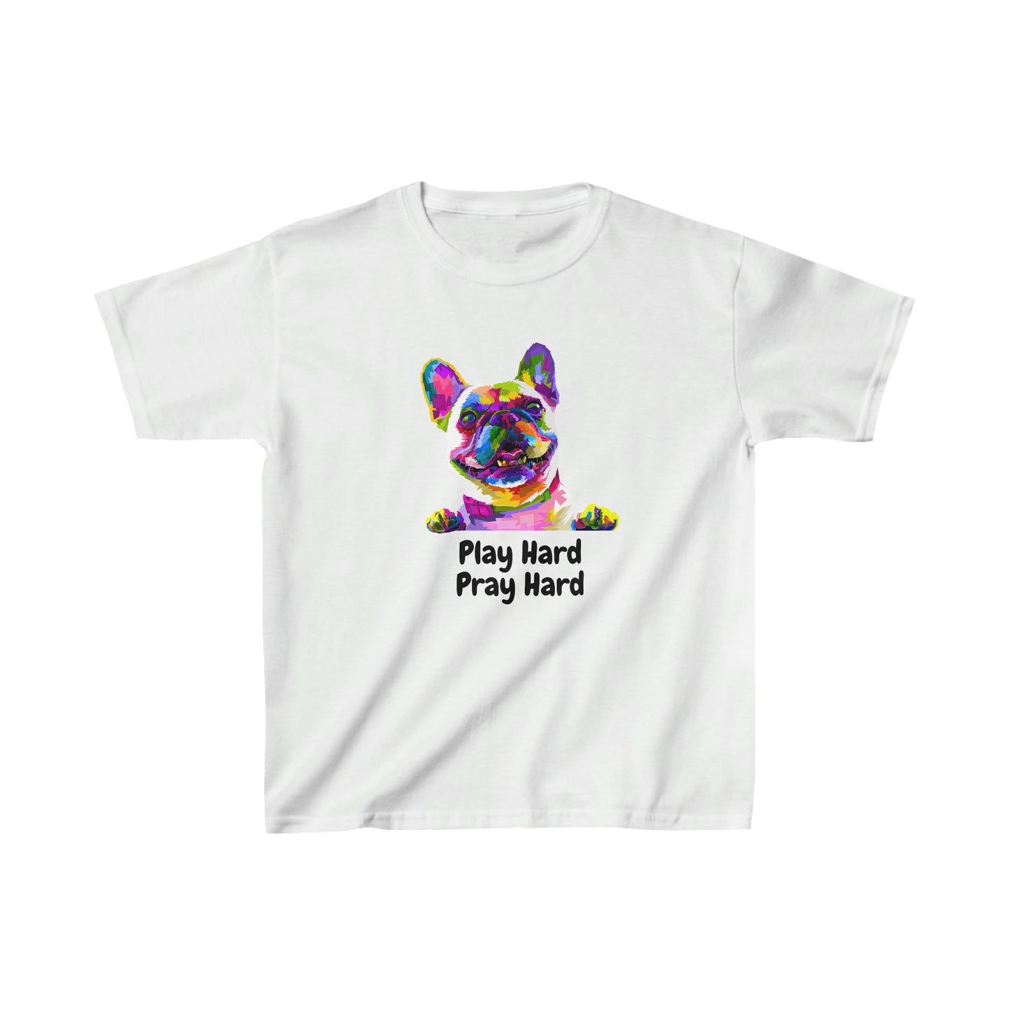 Play Hard Pray Hard Youth Unisex Tee -Kids Heavy Cotton™ Tee
