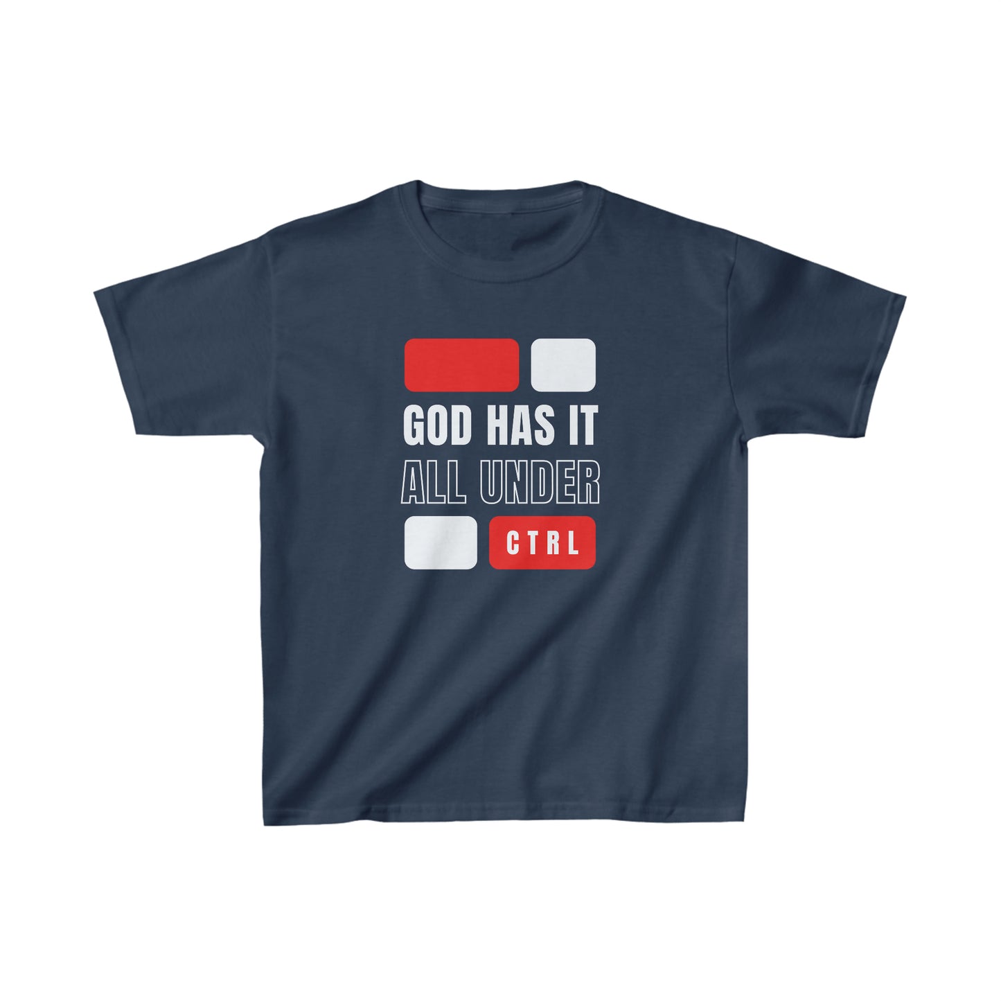 God Has Everything Under Control Youth Unisex Tee -Kids Heavy Cotton™ Tee