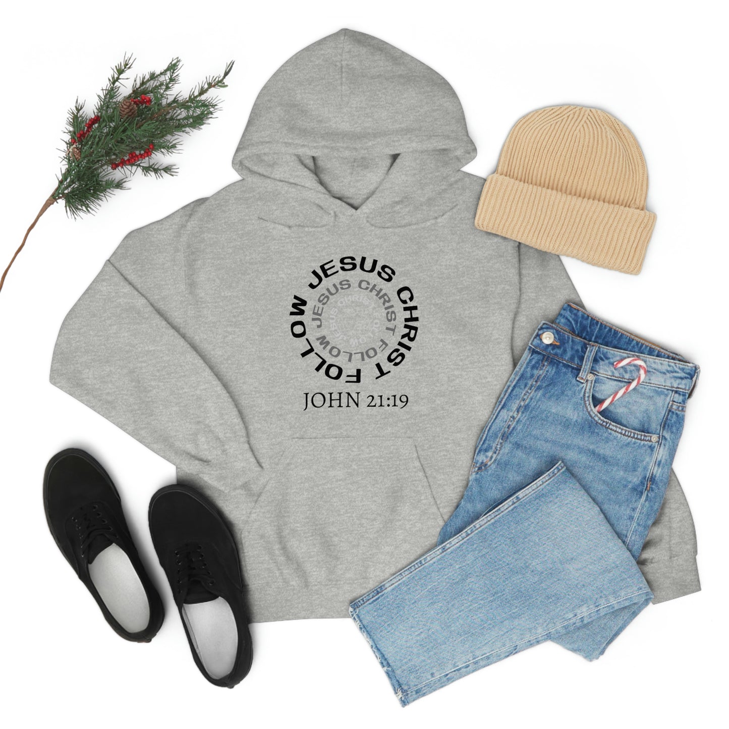 Follow Jesus Christ Unisex Adult Hoodie -Unisex Heavy Blend™ Hooded Sweatshirt