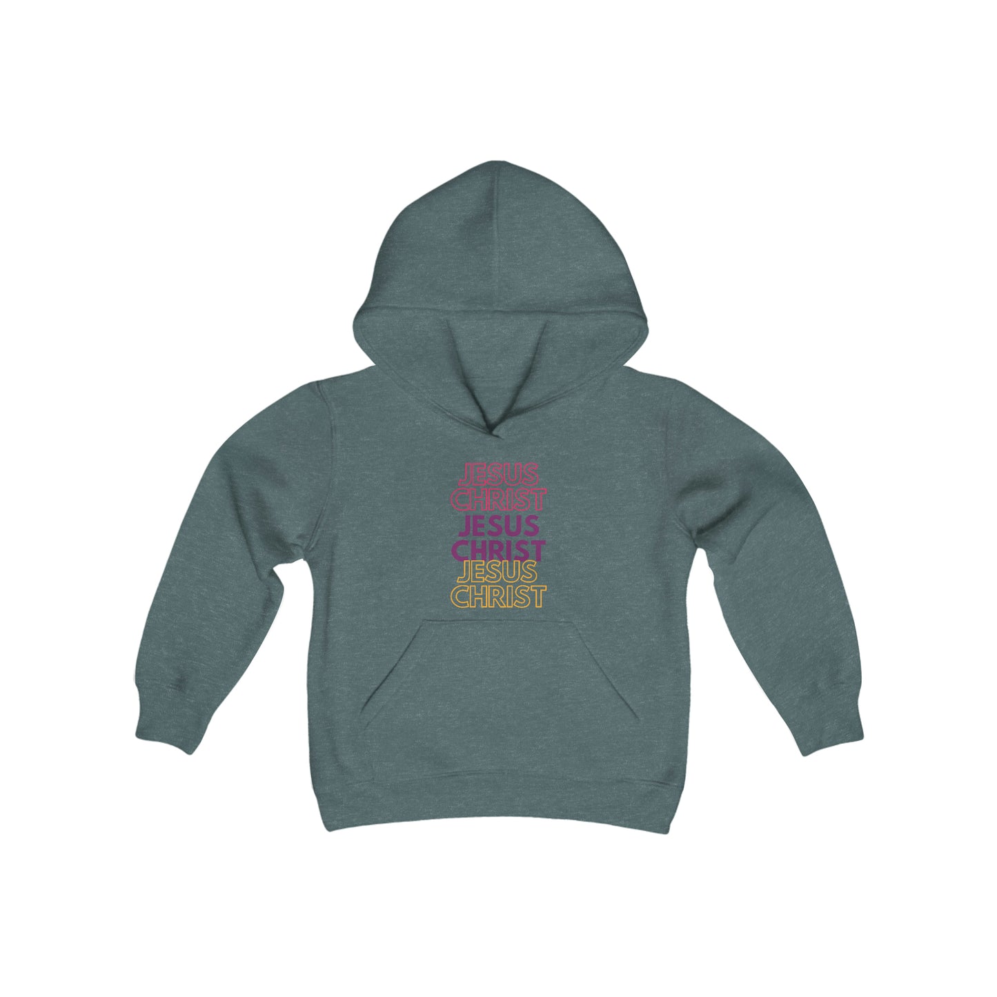 Jesus Christ Youth Unisex Hoodie -Youth Heavy Blend Hooded Sweatshirt