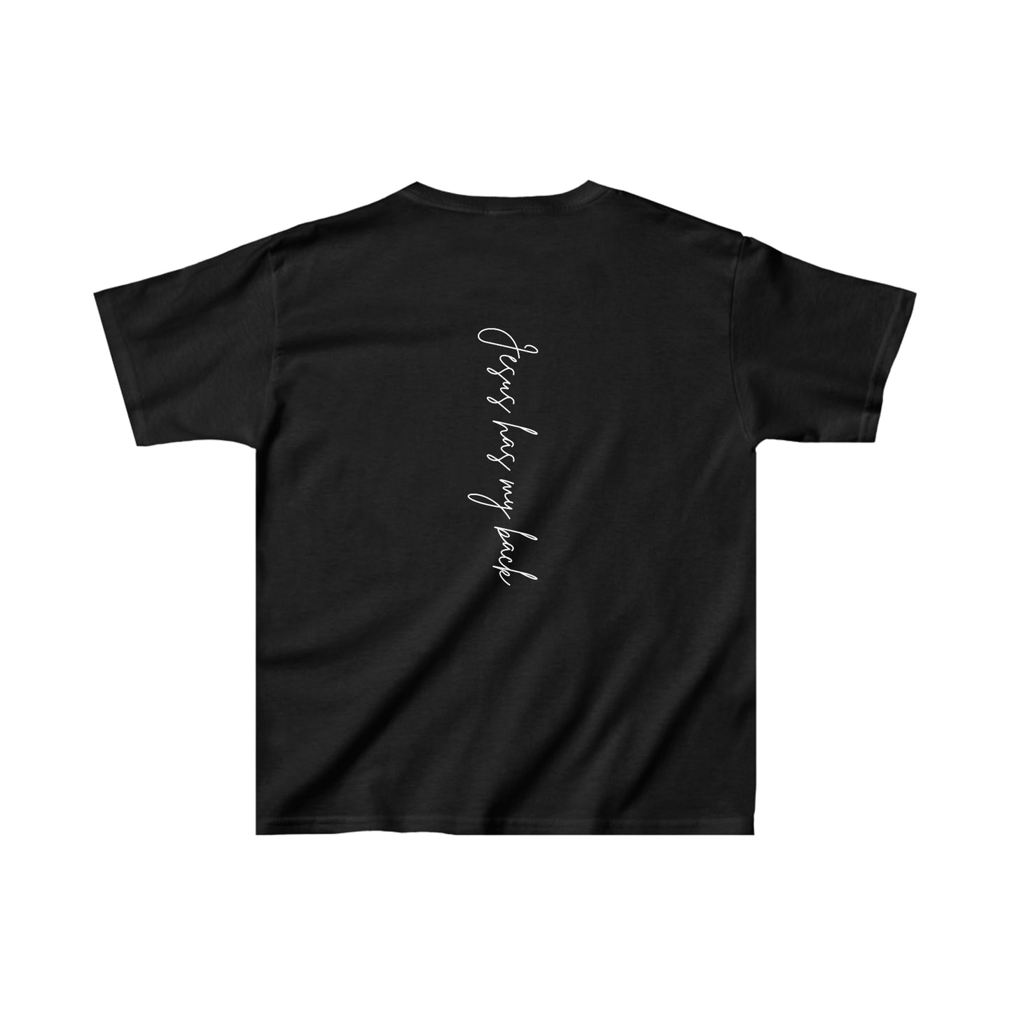 Jesus Has My Back Youth Unisex Tee -Kids Heavy Cotton™ Tee