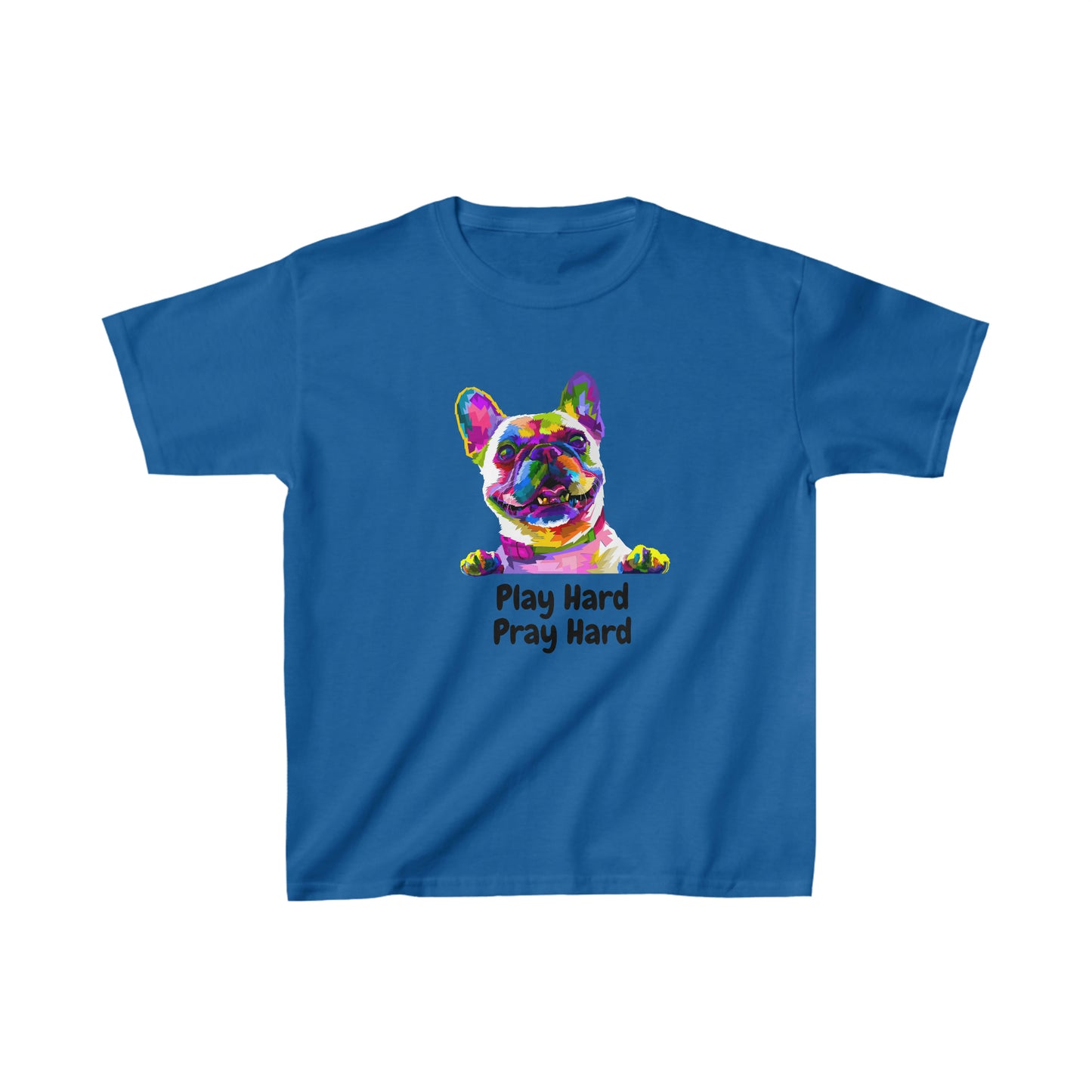 Play Hard Pray Hard Youth Unisex Tee -Kids Heavy Cotton™ Tee