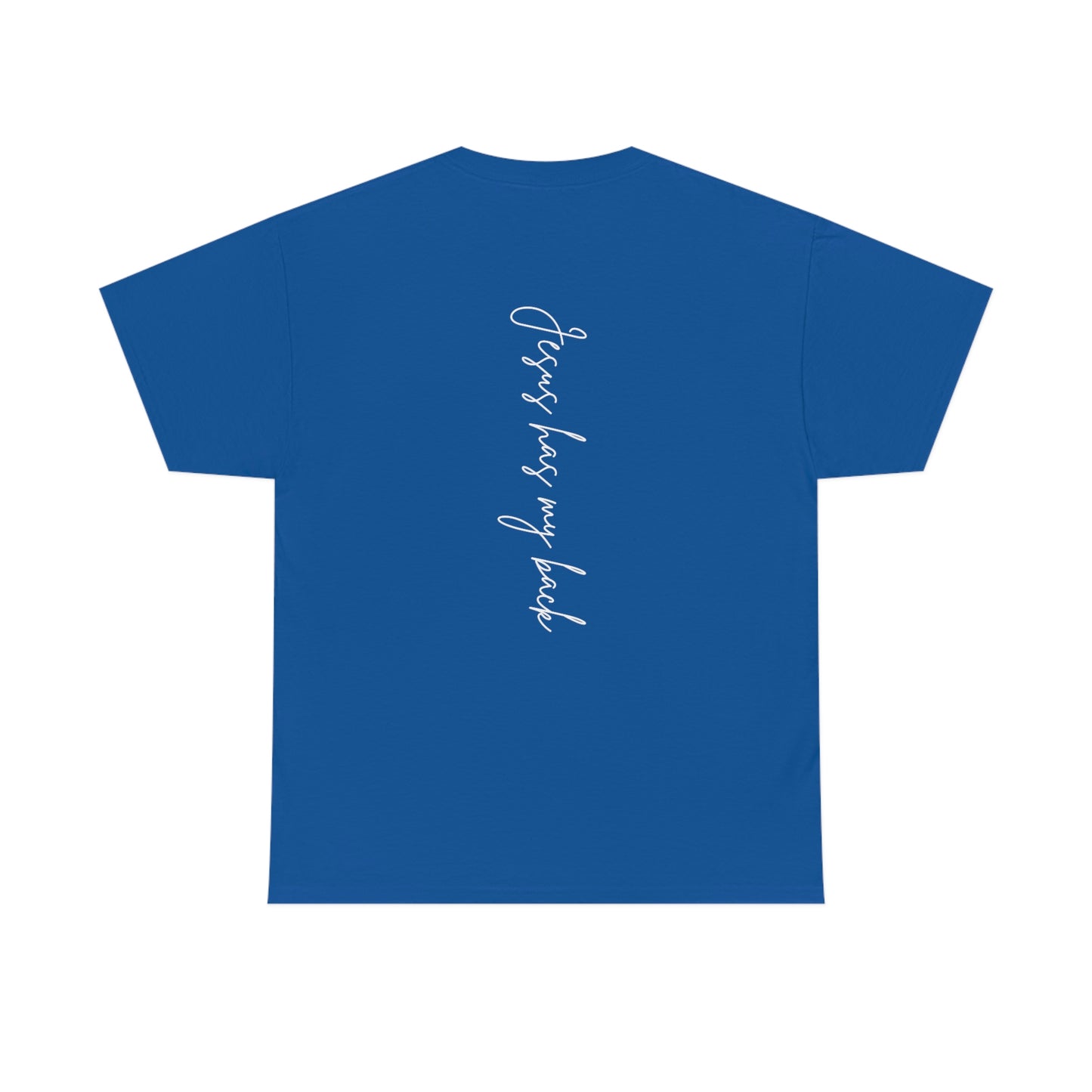 Jesus Has My Back Adult Unisex Tee -Unisex Heavy Cotton Tee