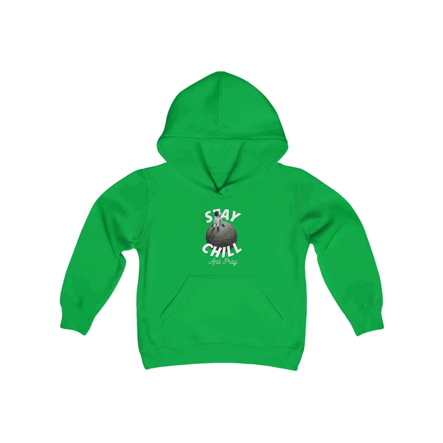 Stay Chill And Pray Youth Unisex Hoodie -Youth Heavy Blend Hooded Sweatshirt