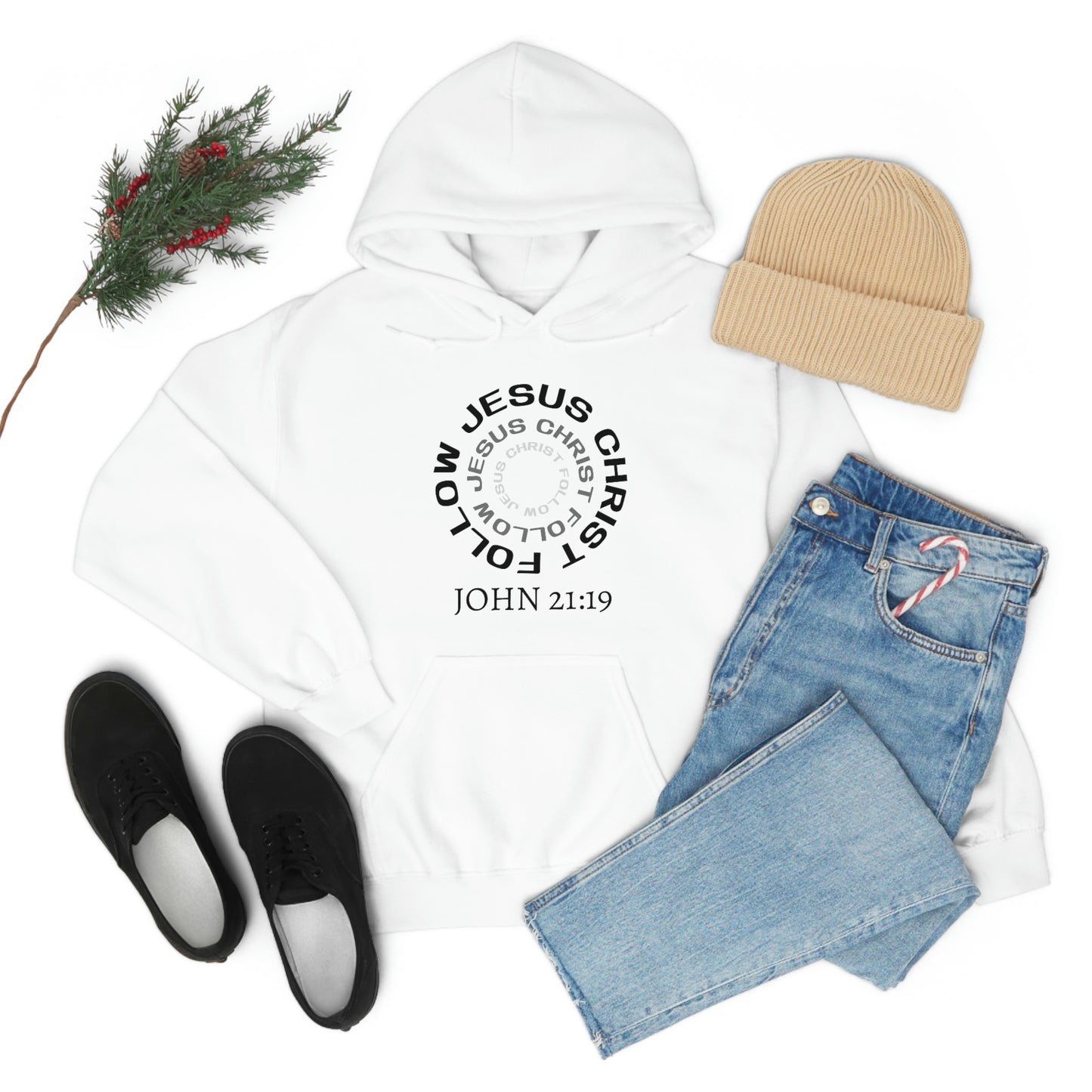 Follow Jesus Christ Unisex Adult Hoodie -Unisex Heavy Blend™ Hooded Sweatshirt