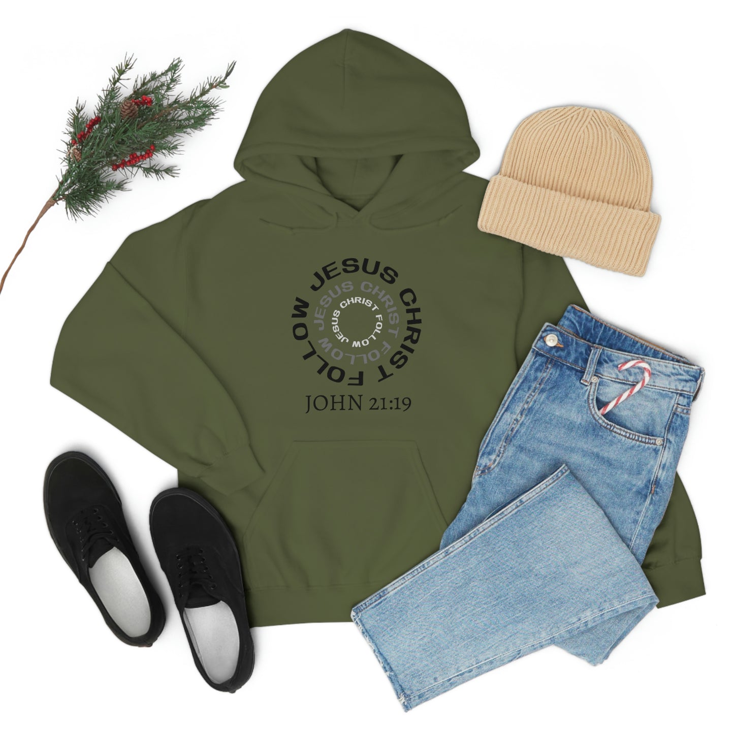 Follow Jesus Christ Unisex Adult Hoodie -Unisex Heavy Blend™ Hooded Sweatshirt