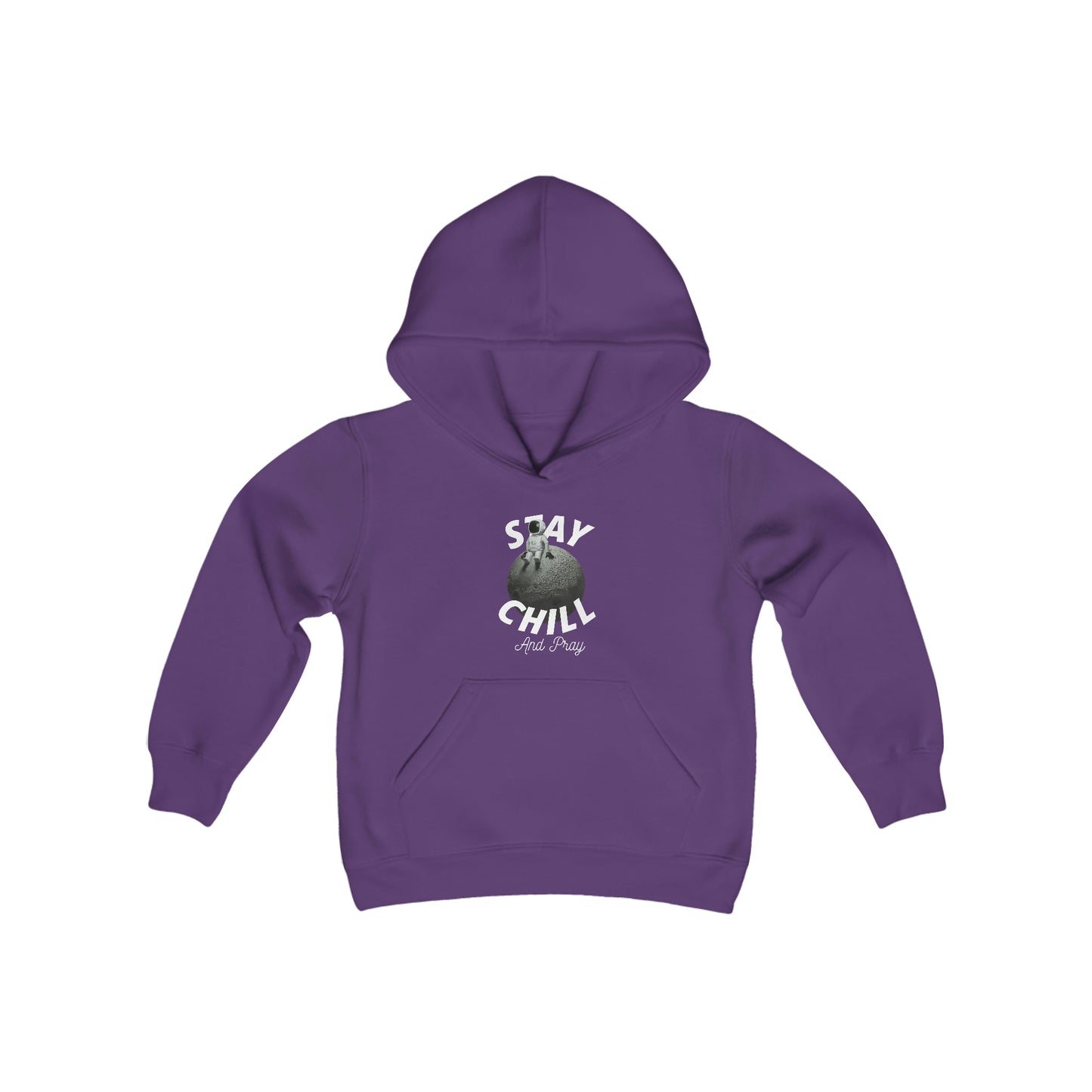 Stay Chill And Pray Youth Unisex Hoodie -Youth Heavy Blend Hooded Sweatshirt