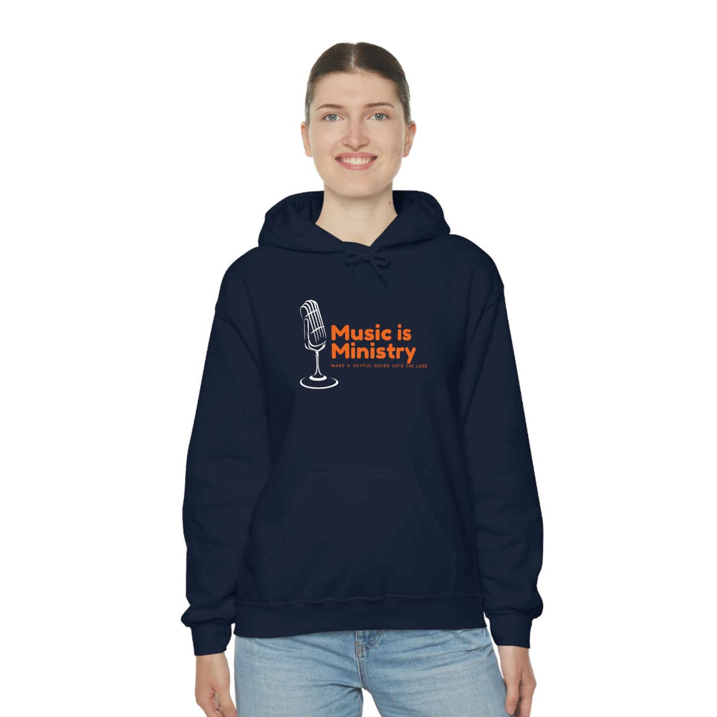 Music Is Ministry Adult Unisex Hoodie -Unisex Heavy Blend™ Hooded Sweatshirt