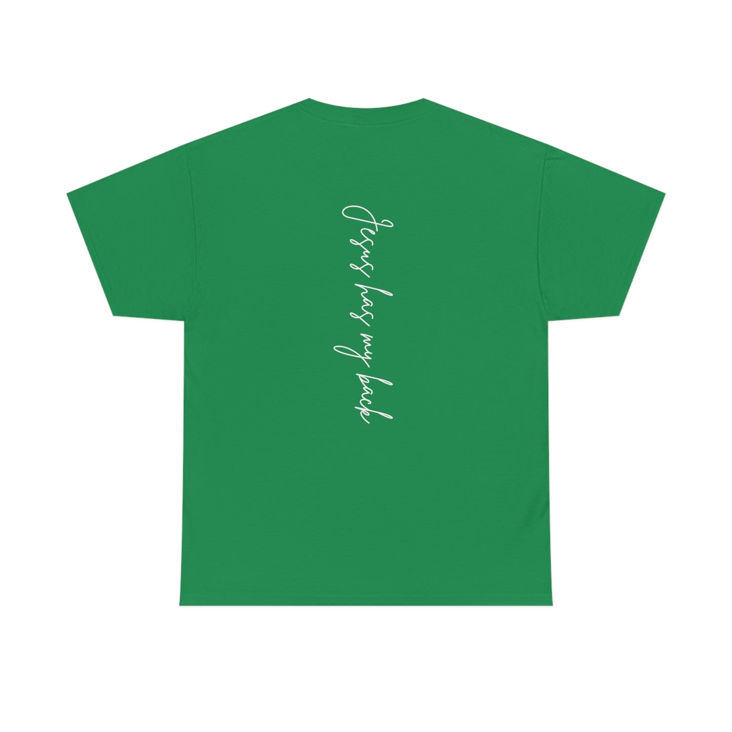 Jesus Has My Back Adult Unisex Tee -Unisex Heavy Cotton Tee