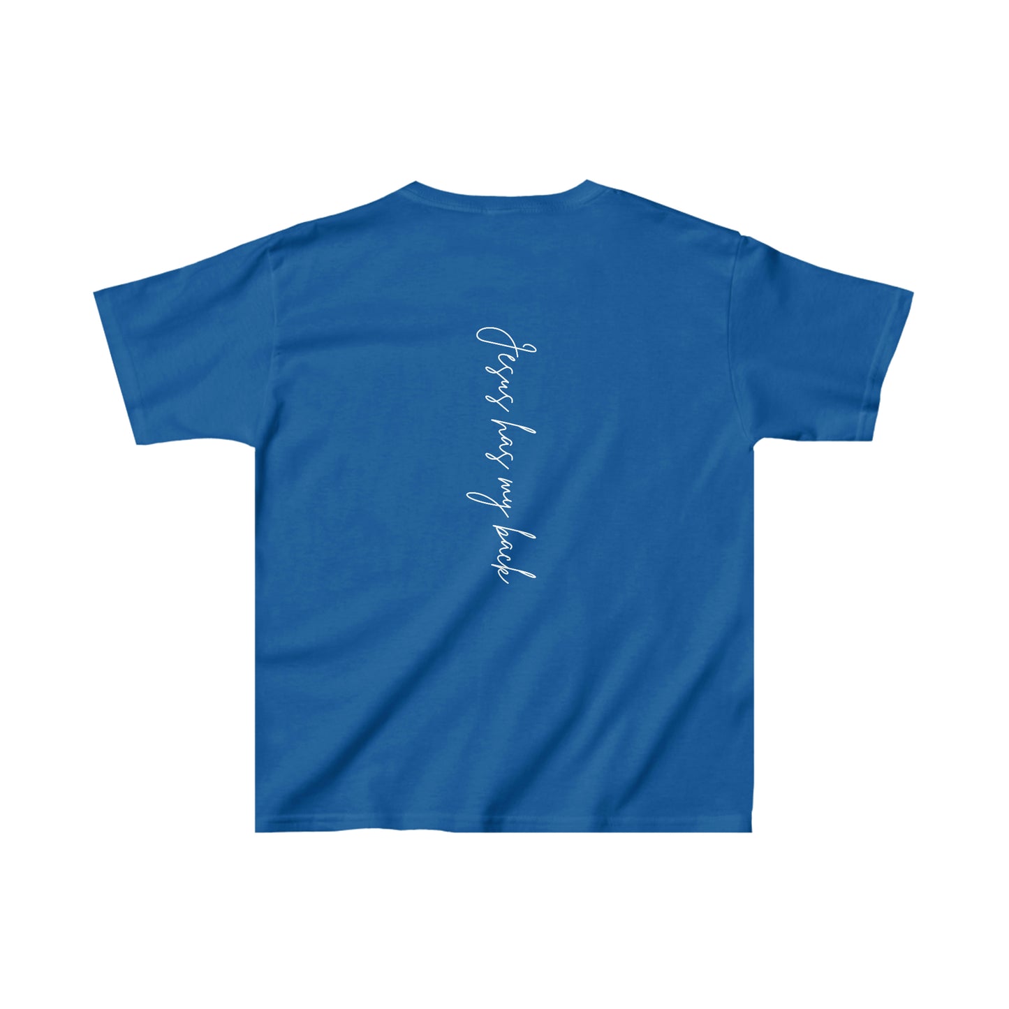 Jesus Has My Back Youth Unisex Tee -Kids Heavy Cotton™ Tee